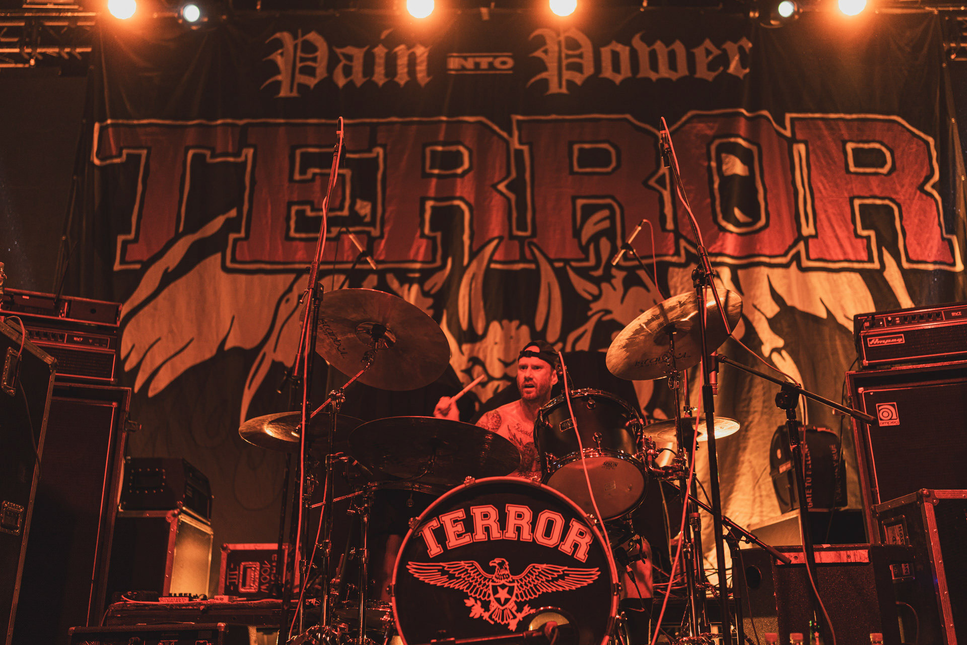 8.08.2023 TERROR - Warszawa klub Progresja,Produkcja Knock Out Productions. fot. Andrzej Wasilkiewicz/kaziq.com