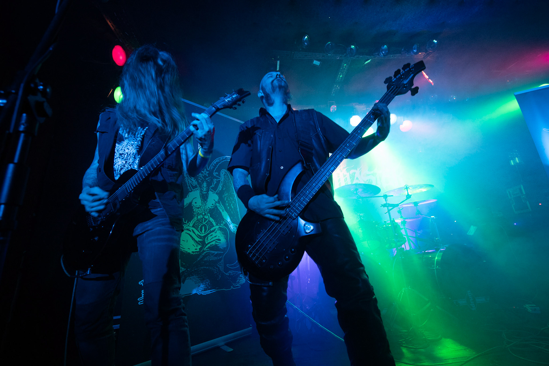 14.01.2019r. Witchmaster,  trasa XX years of Violence & Blasphemy klub VooDoo  Warszawa.  fot. Andrzej Wasilkiewicz/Reporter