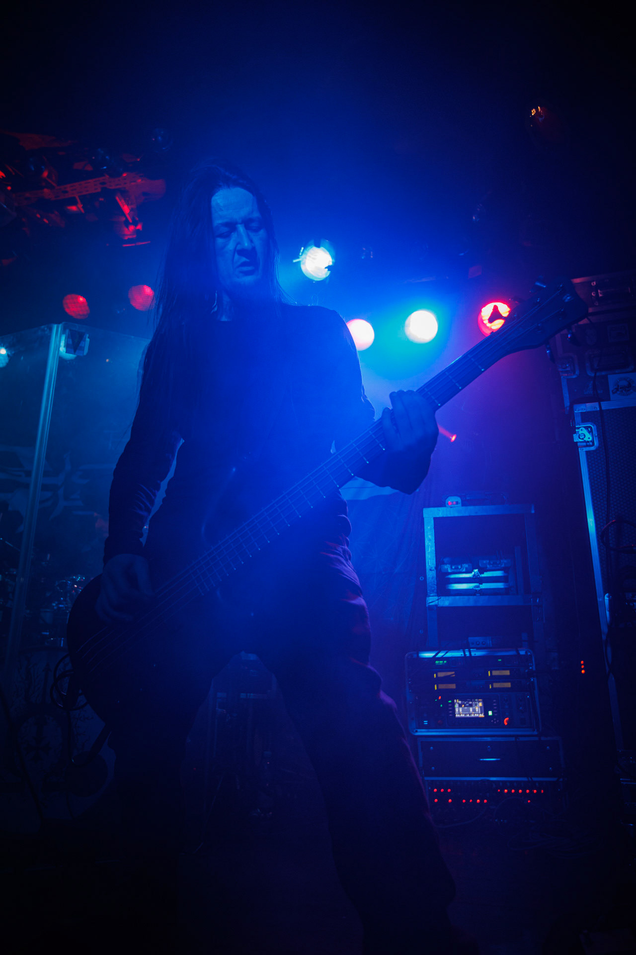 18.03.2022 Thy Disease - INFERNALIS RESURGENTIS - Warszawski koncert zespolu Thy Disease.Black metal, death metal, polski metal. n/z Andrew – bassfot. Andrzej Wasilkiewicz/Reporter