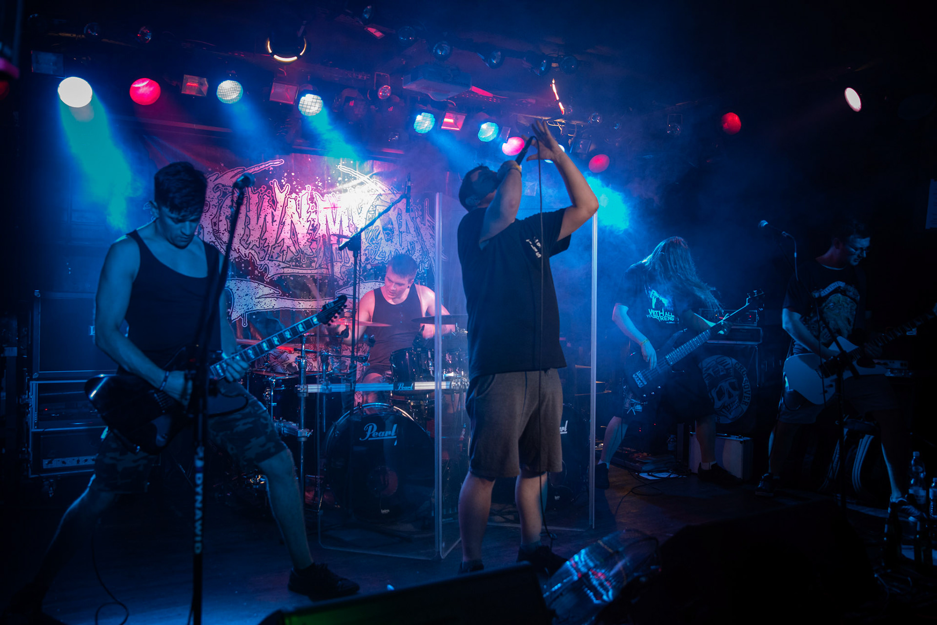 1.02.2020 Blood For Blood Tour part I. koncert zespołu Moron - Post Hardcore, Hardcore, Punk, Warszawa klub VooDoo, fot. Andrzej Wasilkiewicz/REPORTER