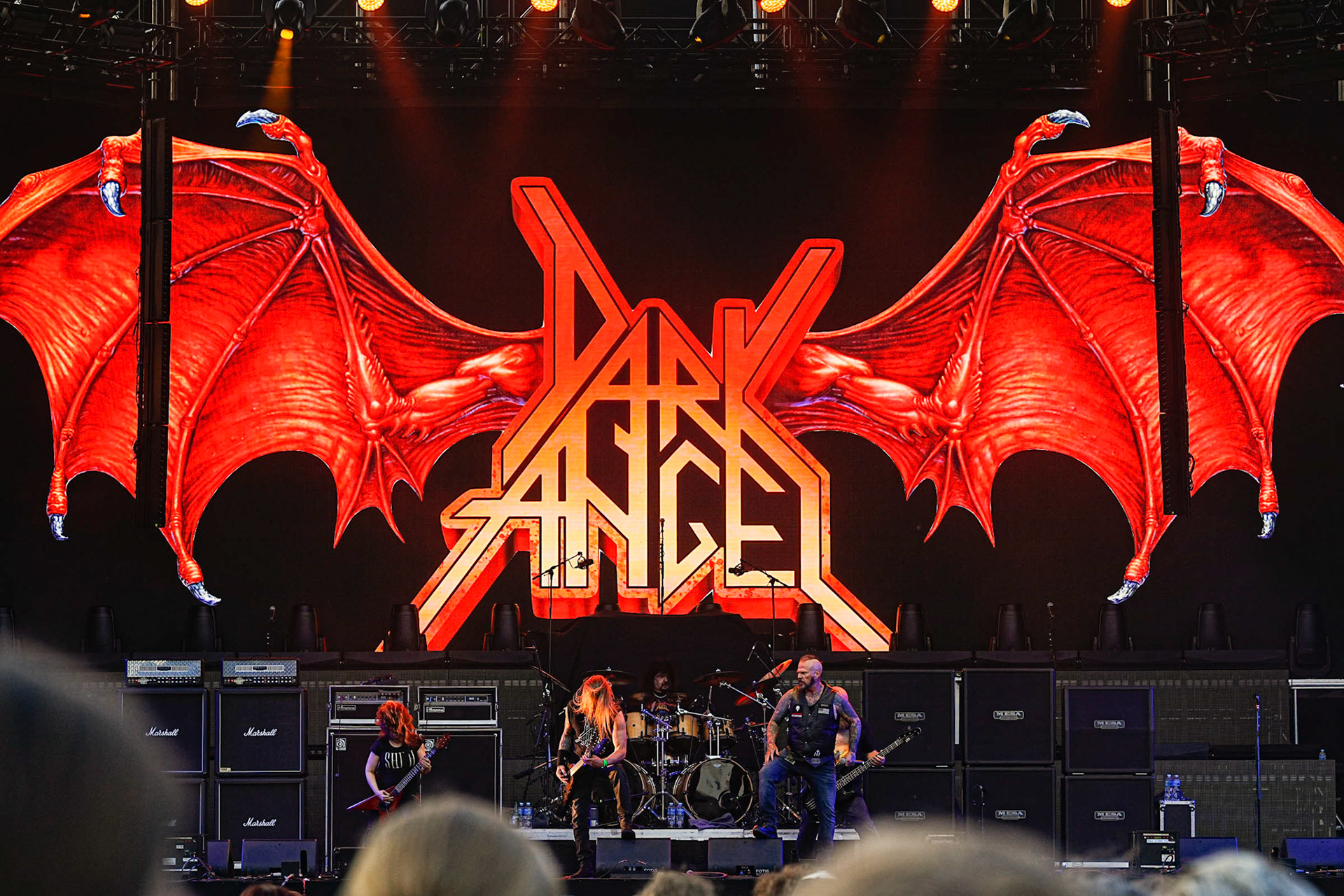 10.06.2023 Dark Angel trzeci dzien festiwaluMystic Festival 2023, Stocznia Gdanska fot. Andrzej Wasilkiewicz/Reporter