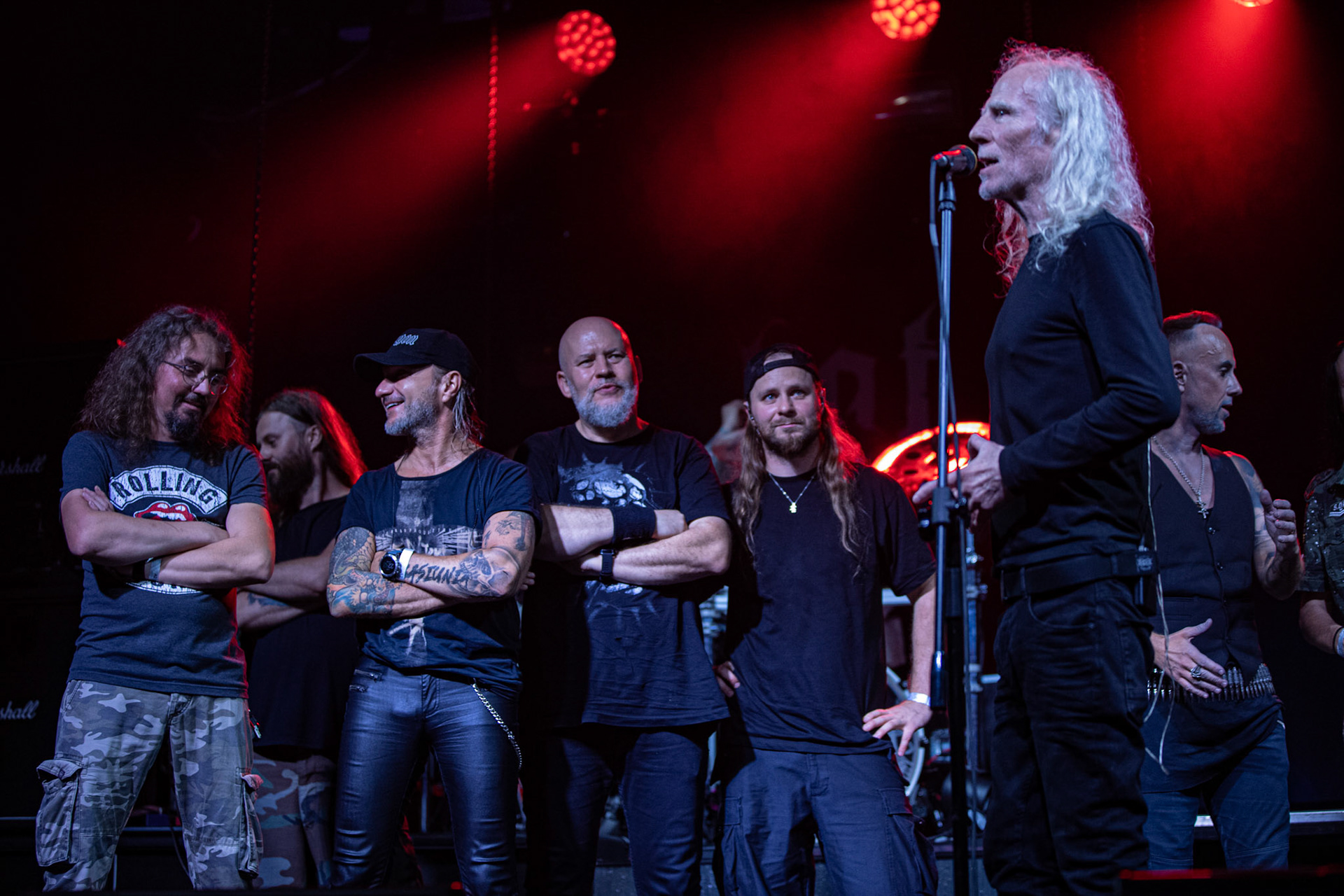 12.09.2021 - KAT i Roman Kostrzewski - koncert "Do zobaczenia w piekle" Wroclaw, Centrum Koncertowe A2.  Roman Kostrzewski – wokalJacek Nowak – perkusjaKrzysztof Pistelok – gitaraJacek Hiro – gitaraMichal Laksa – basGościnnie: Adam „Nergal” Darski (Behemoth)Piotr „Peter” Wiwczarek (Vader),Tomasz „Titus” Pukacki (Acid Drinkers)Adrian „Fred” Frelich (Dragon)Krzysztof „Fazi” Oset (ex-Kat)Piotr „Mancover” Mańkowski (Wolf Spider)Wacław „Vogg” Kiełtyka (Decapitated)Marek „Spider” Pająk (Vader)Jarek „Gronos” Gronowski (Dragon, ex-Kat)Paweł „Baitel” Pasek (Decapitated) Piotr Radecki (ex-Kat &amp; Roman Kostrzewski)fot. Andrzej kaziq Wasilkiewicz