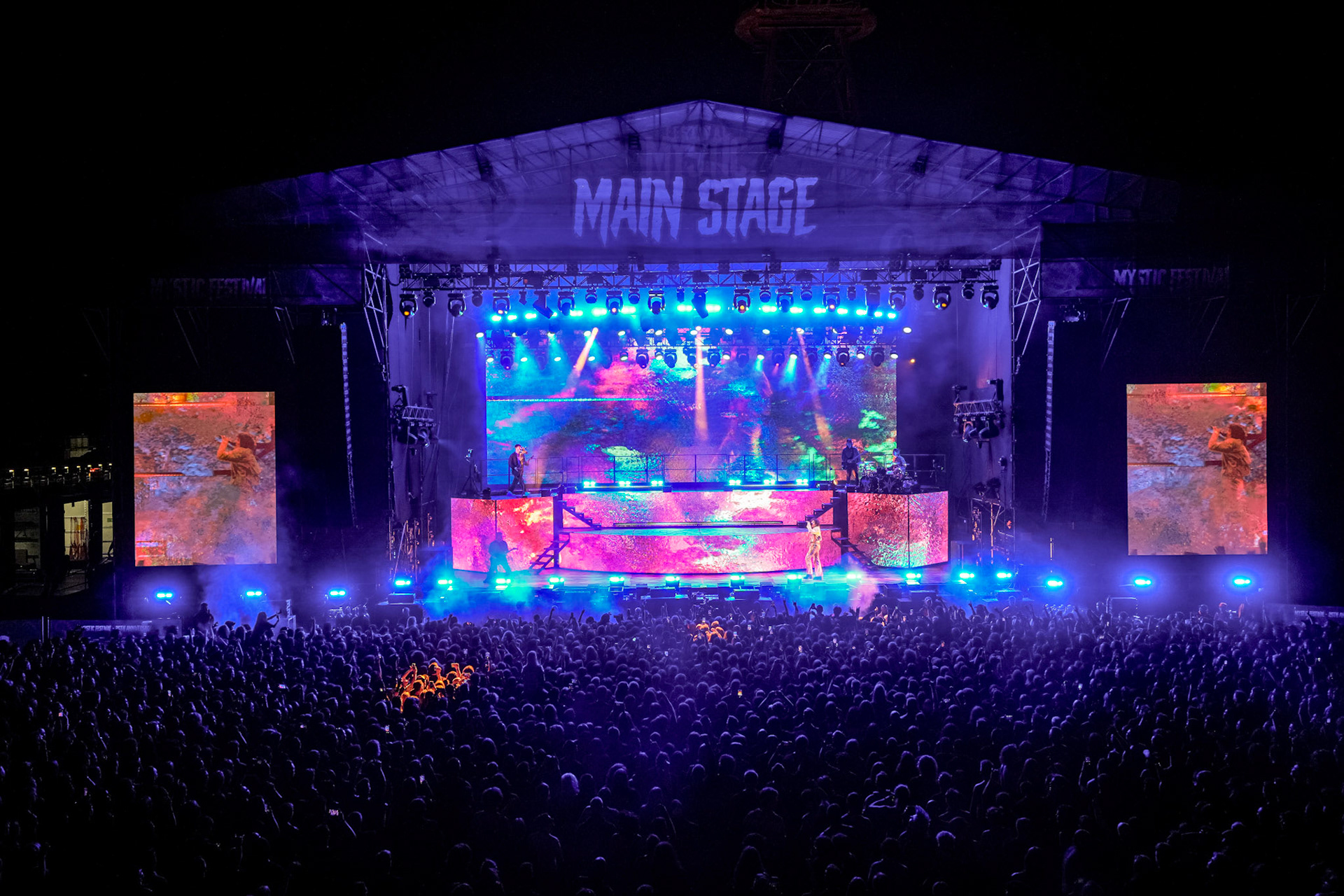 8.06.2024 BRING ME THE HORIZON - Mystic Festival 2024 Gdansk. Dzień trzeci. fot. Andrzej Wasilkiewicz/Reporter