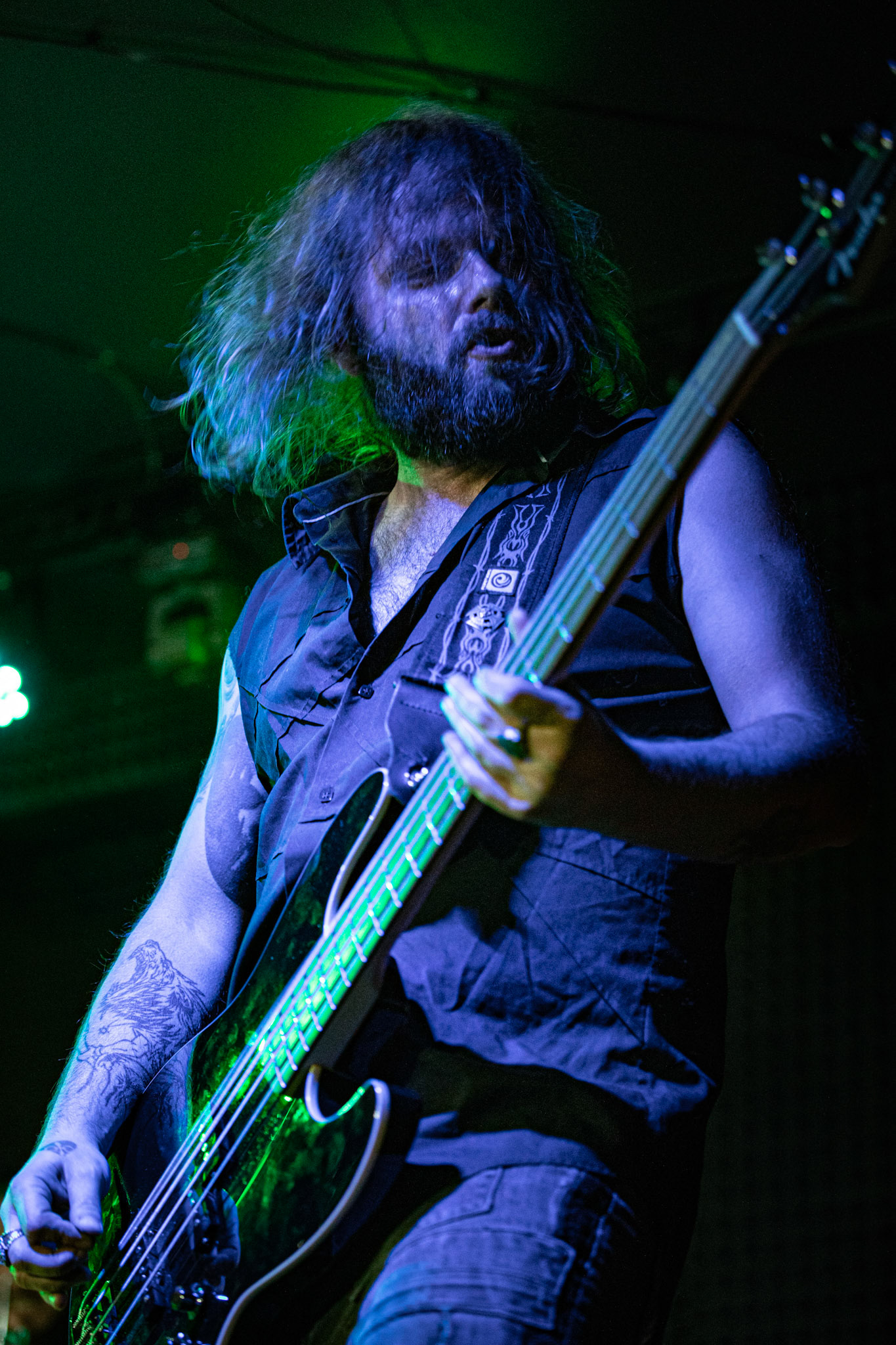 15.02.2020 DANTE - Metalowe Zwierzaki vol.13 - koncert Remont, 
Majk Hercberg (Plan, Hedfirst)- bass.
dark hardcore opera, fot. Andrzej Wasilkiewicz/REPORTER