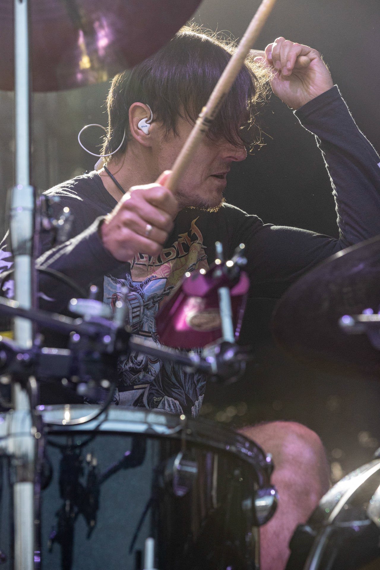 Koncert Luxtorpeda 10 urodziny. Warszawa Progresja.Gramy do Woli.n/z.Tomasz „Krzyżyk” Krzyżaniak – perkusjaFot. Andrzej kaziq Wasilkiewicz/Reporter