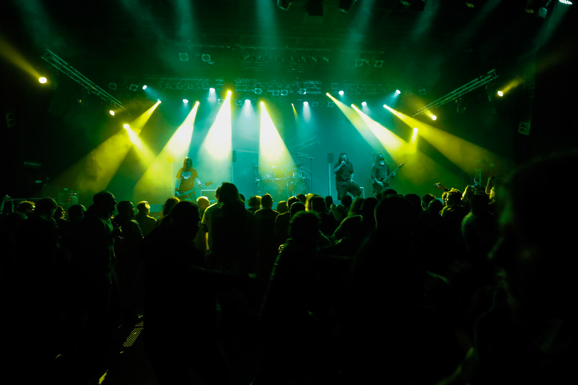 30.11.2018 Knock Out Tour 2018 - Warszawa Progresja - DECAPITATED - techniczny death metal, groove metal,

Wacław „Vogg” Kiełtyka gitara,
Rafał "Rasta" Piotrowski wokal, 
Michał "Młody" Łysejko perkusja,
Hubert Więcek gitara basowa, fot. Andrzej Wasilkiewicz/Reporter