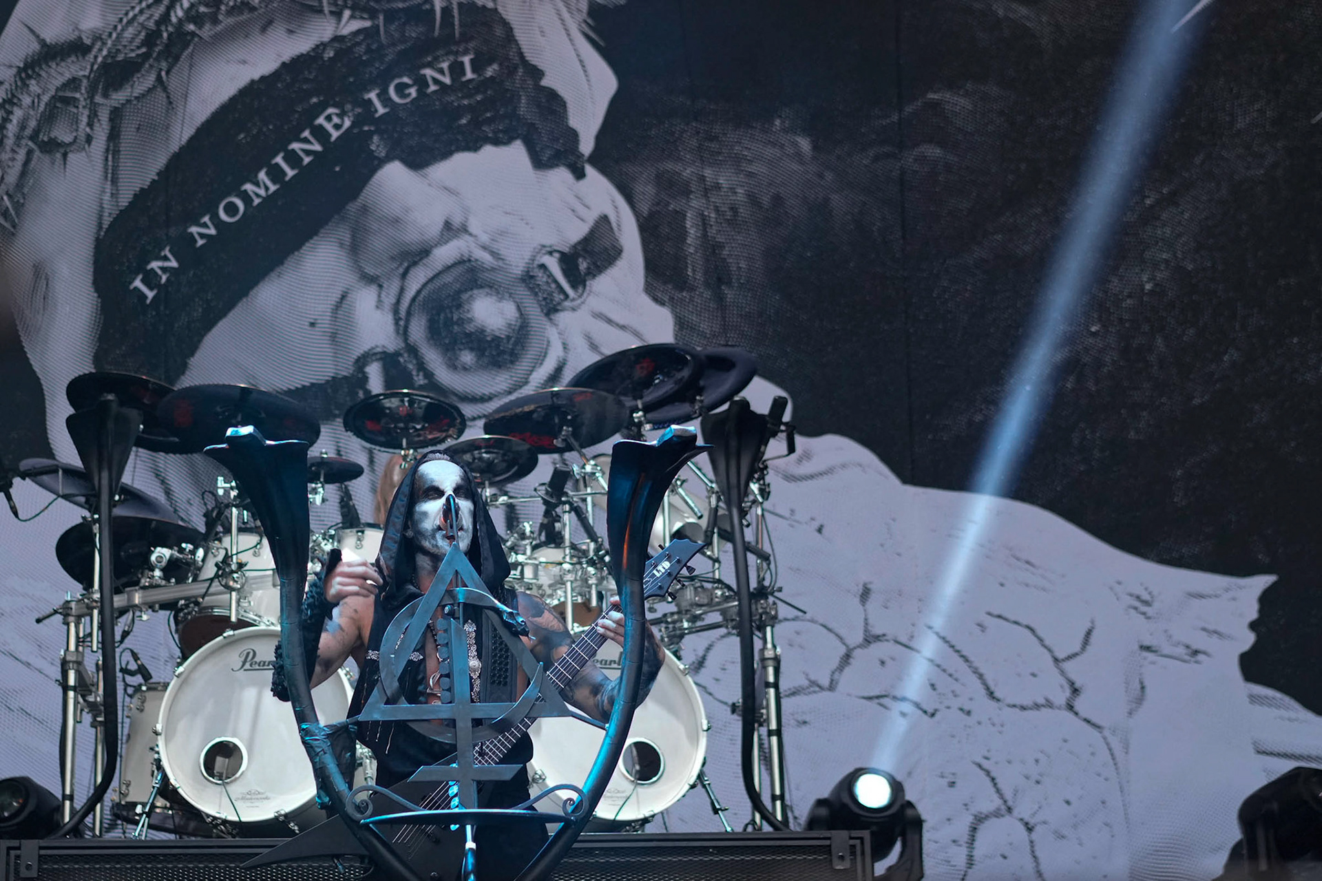 7.06.2023 Behemoth dzien pierwszy festiwaluMystic Festival 2023, Stocznia Gdanska fot. Andrzej Wasilkiewicz/Reporter