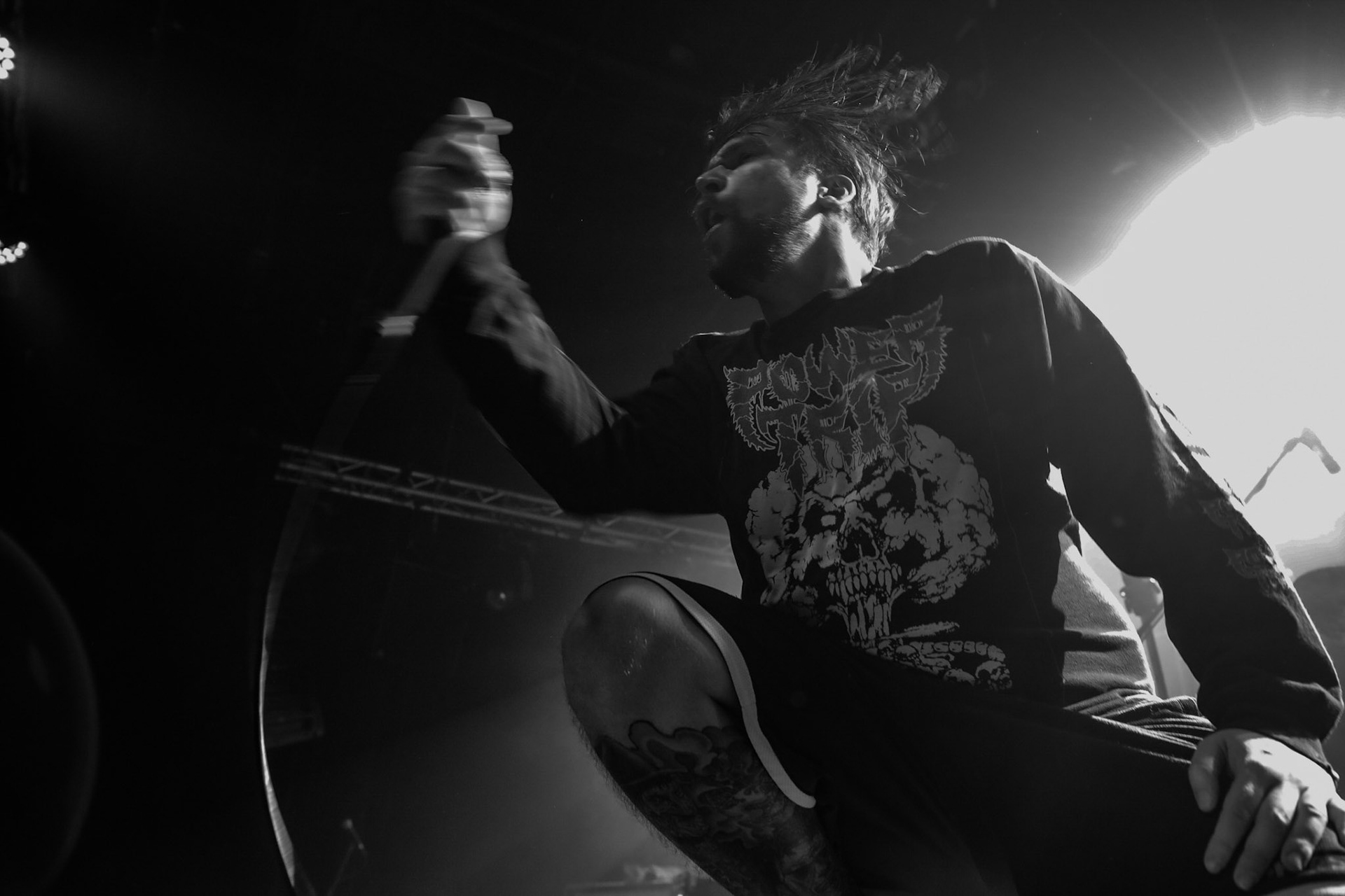 30.11.2018 Knock Out Tour 2018 - Warszawa Progresja - DROWN MY DAY deathcore, metalcore, death metal, 

Maciek "Groov" Korczak wokal, 
Arkadiusz Antosz gitara basowa, 
Sergiusz Smolnicki gitara, 
Sławomir Wojtas gitara, 
Kuba Homik perkusja, fot. Andrzej Wasilkiewicz/Reporter