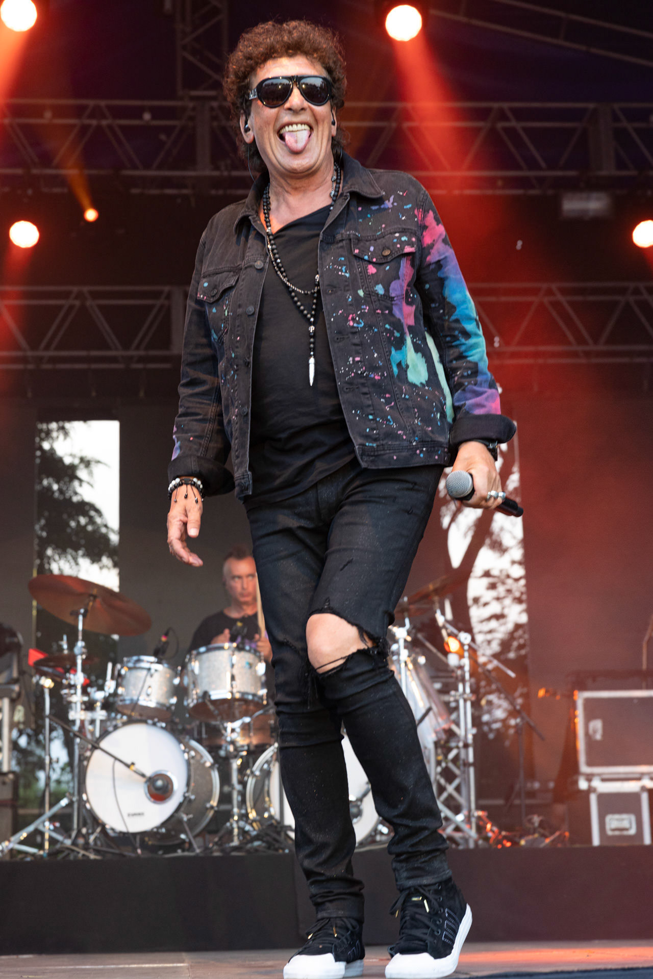 Koncerty Lady Pank w ramach urodzinowej trasy LP40 warszawska Pogresja.Gramy do Woli. Polski Rock, pop, soft rock, polska grupa rockowa z czasów PRL.n/z. Jan Borysewicz – gitara,  n/z. Janusz Panasewicz – wokal, n/z. Kuba Jabłoński – perkusja n/z. Krzysztof Kieliszkiewicz – gitara basowa, n/z. Michał Sitarski – gitara, stały sideman, n/z. Wojtek Olszak – instrumenty klawiszowe, Fot. Andrzej kaziq Wasilkiewicz/Reporter