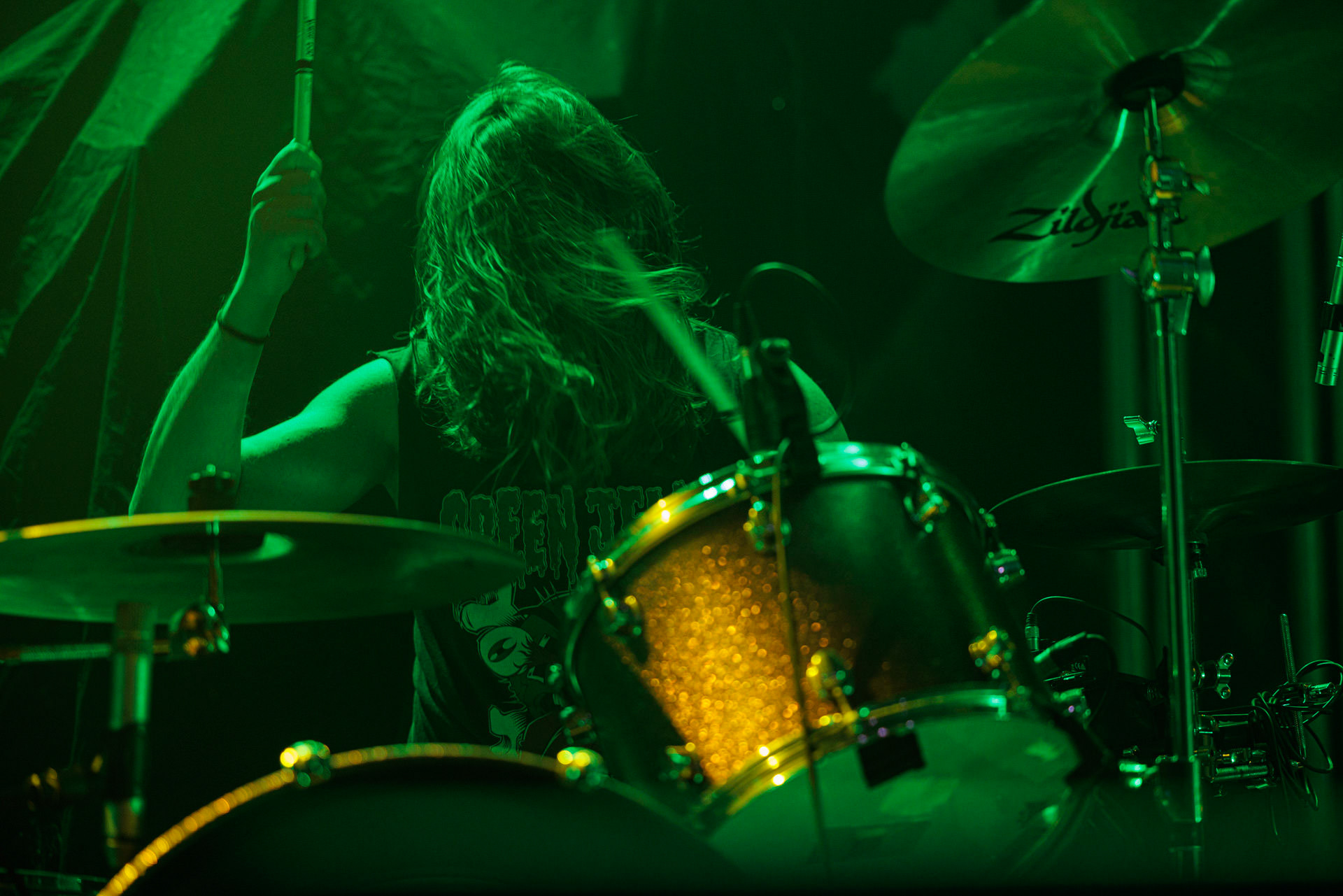 Dopelord - na warszawskim koncercie Vader w Progresji, down-tempo, stoner, metal, n/z Pawel Mioduchowski - gitara, wokal,n/z Grzegorz Pawłowski - gitara prowadząca,n/z Piotr Zin - gitara basowa, wokal,n/z Tomasz Walczak - perkusja,Left Hand Sounds, Knock Out Productions, Massive Music,fot. Andrzej Wasilkiewicz/Reporter