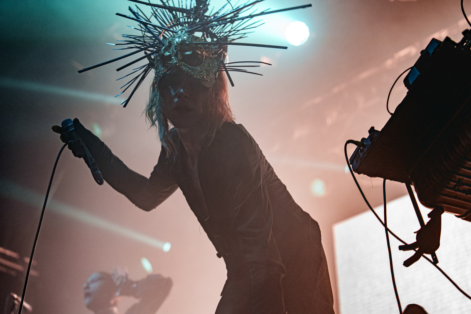 22.10.2021 Chris Corner - jako IAMX, klub Progresja, Warszawa. fot. Andrzej Wasilkiewicz/Reporter