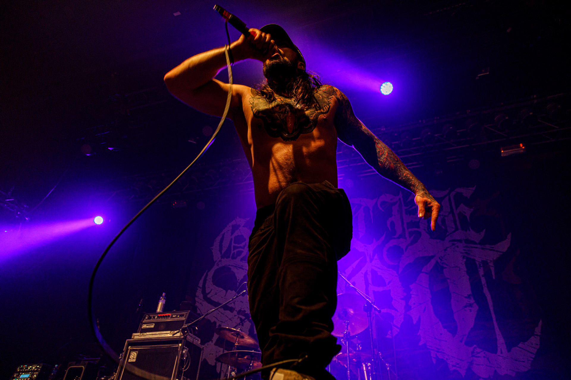 9.07.2022 Get The Shot Frozen Sun Fest 2022, Warszawa, klub Progresja, kanadyjski hardcore z Quebec, wscieklosc i gniew wobec tego co dostaja od zycia.Jean-Philippe Lagace - wokal,Tom Chiasson - gitara,Guy-Pierre Genest - gitara,Dan Fisher Roberge - bass,David St. Pierre - perkusja,fot. Andrzej Wasilkiewicz/Reporter