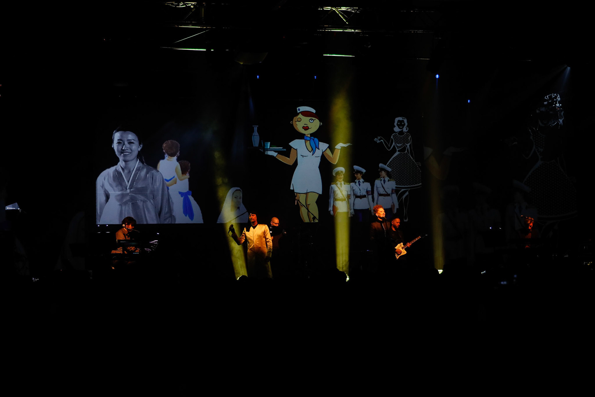 25.02.2019 LAIBACH - koncert warszawska Progresja,  
fot. Andrzej Wasilkiewicz/Reporter