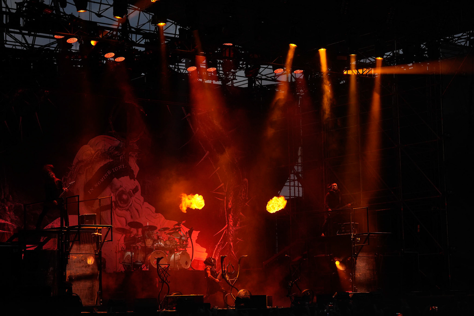 7.06.2023 Behemoth dzien pierwszy festiwaluMystic Festival 2023, Stocznia Gdanska fot. Andrzej Wasilkiewicz/Reporter