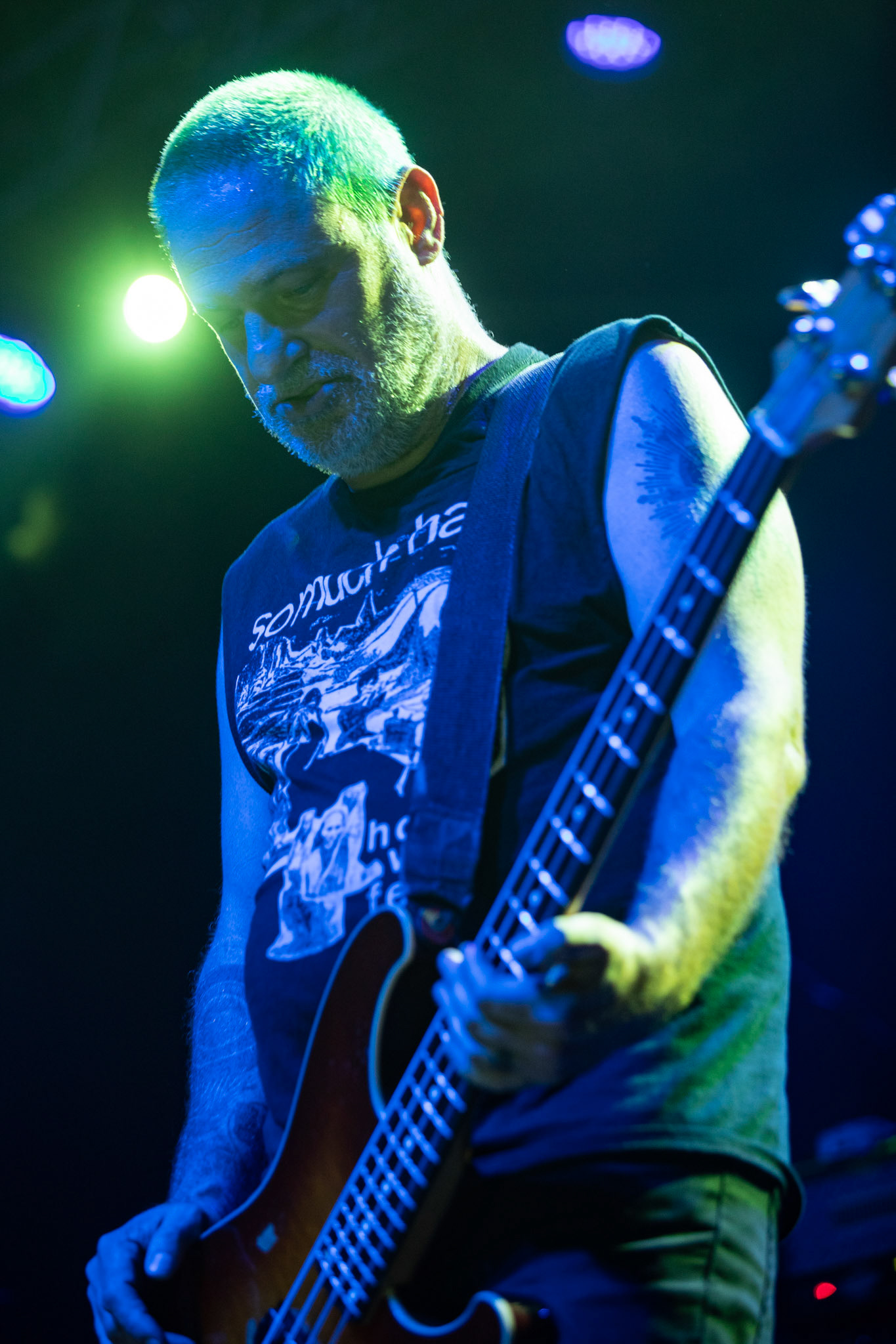 Neurosis - USA Oakland - pionierzy post metalu w warszawskiej Progresji, formacja kalifornijczyków napędzana przez Scott Kelly i Steve von Till wyszła od sluge metal, industrial, doom metal, hardcore punk, grunge, southern rock, po noise rock. Produkcja Knock Out Productions, fot. Andrzej kaziq Wasilkiewicz/Reporter