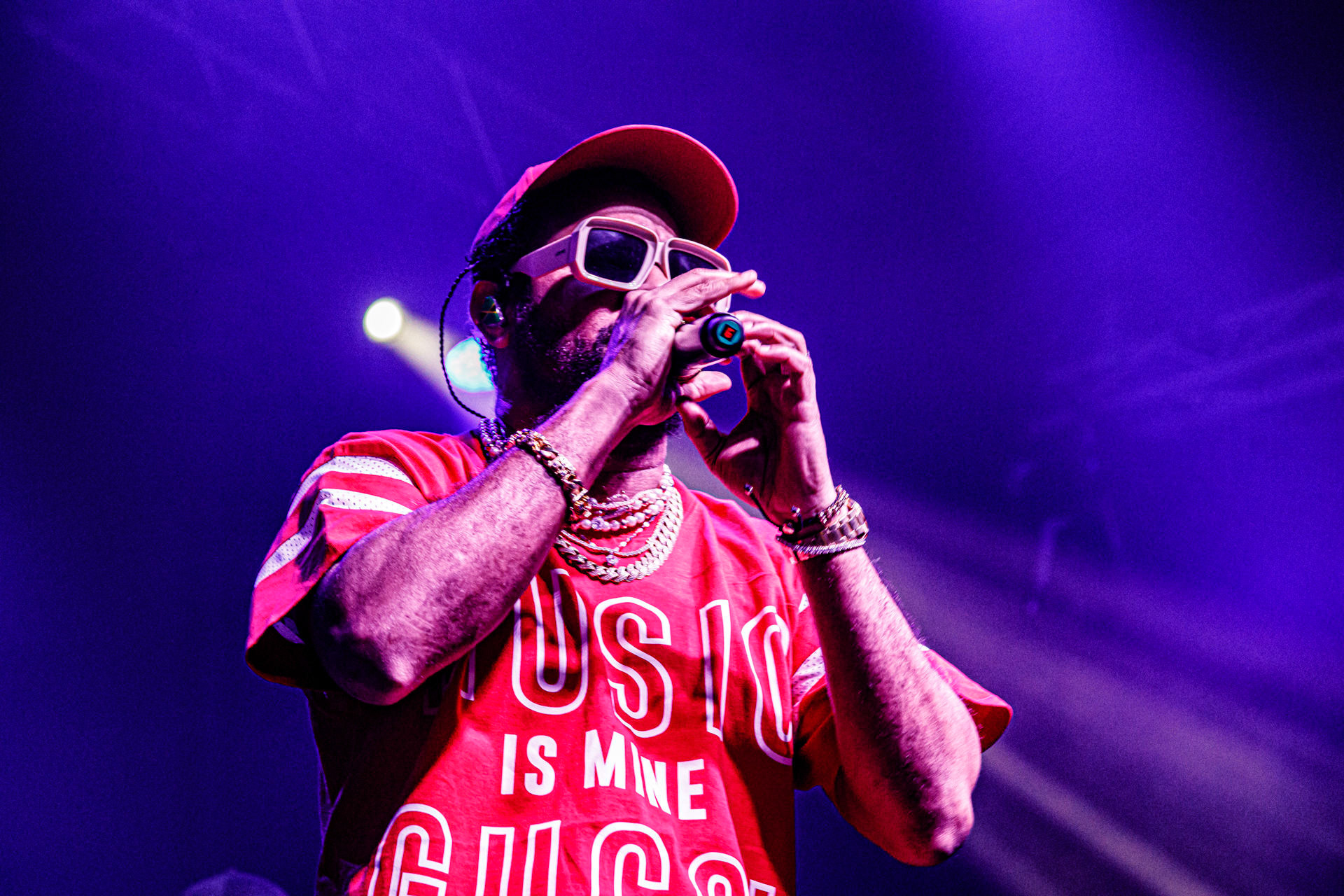 5.06.2022 - Shaggy - Orville Richard Burrell, jamajsko – amerykanski wokalista reggae, dancehall, DJ, na koncercie w warszawskiej Progresji. nz. Shaggy - wokalista,Produkcja WiniaryBookings. Patronat medialny: Eska.fot. Andrzej Wasilkiewicz/Reporter