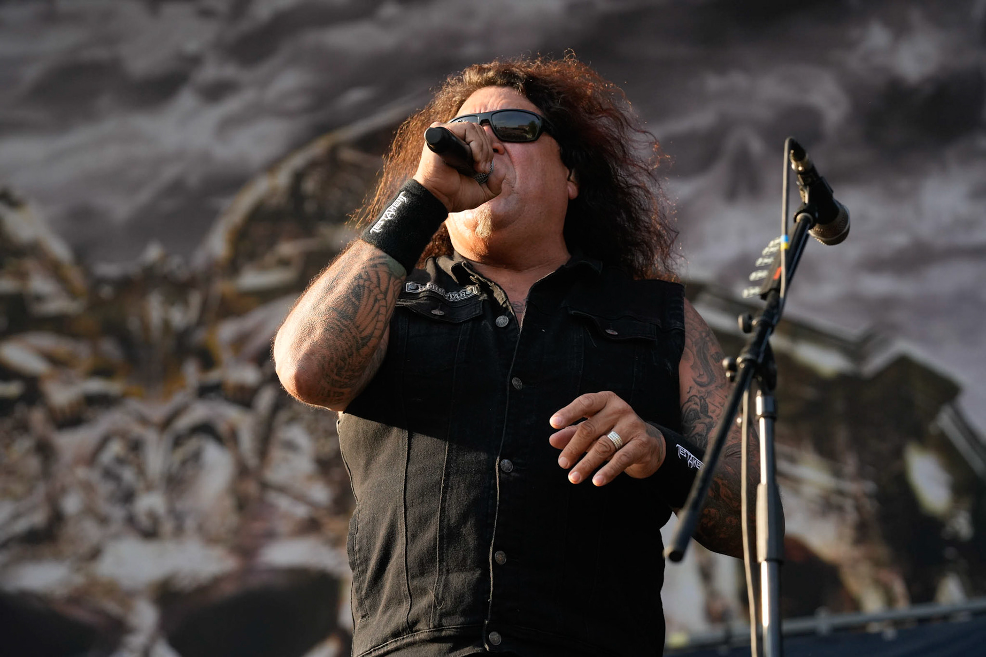 7.06.2023 Testament dzien pierwszy festiwaluMystic Festival 2023, Stocznia Gdanska fot. Andrzej Wasilkiewicz/Reporter