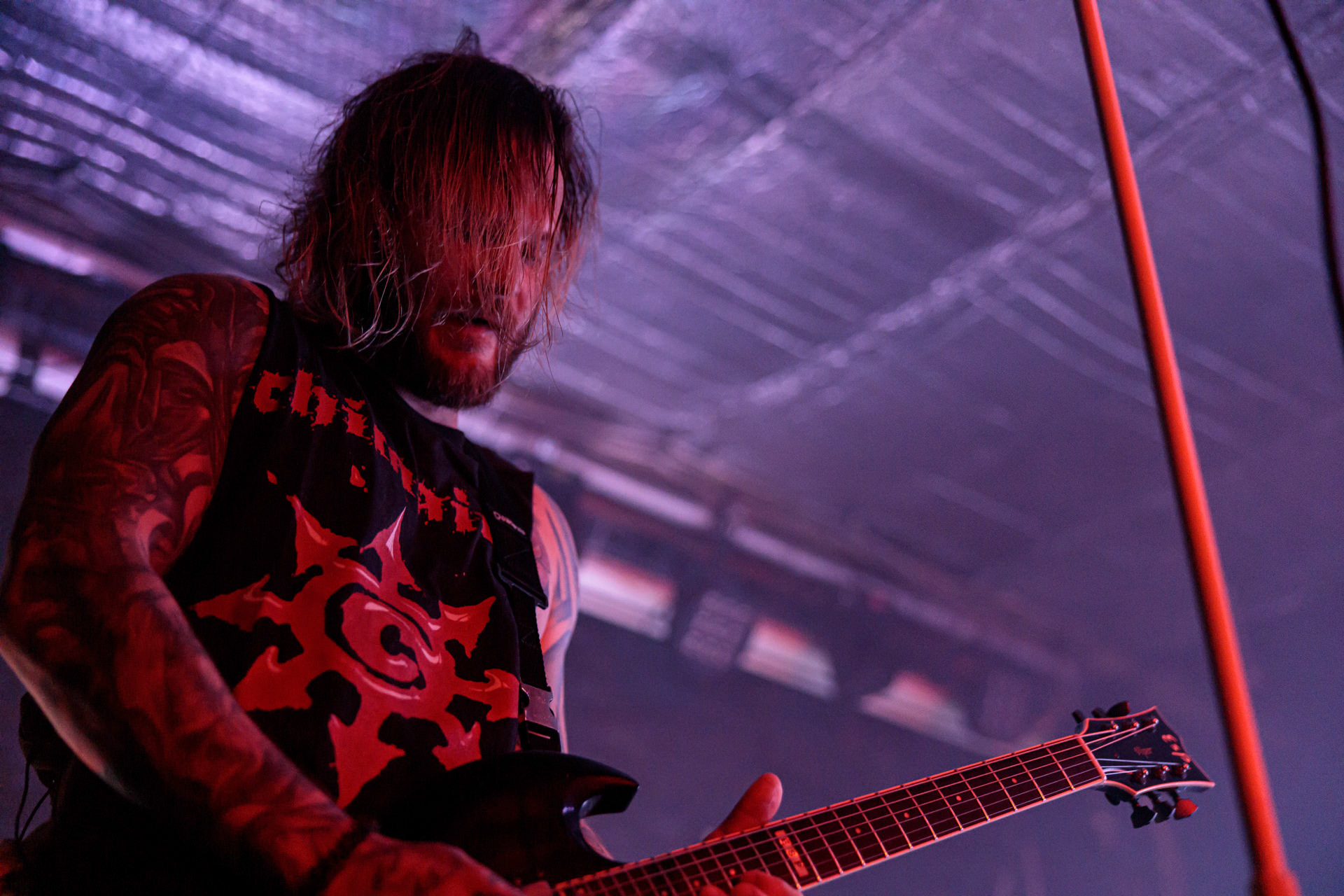 25.04.2022 DAGOBA - koncert warszawska Hydrozagadka, Dagoba francuski industrialmetal, groovemetal, Ecdysis By Night Tour 2022 produkcja Knock Out Productionsfot. Andrzej Wasilkiewicz/Reporter