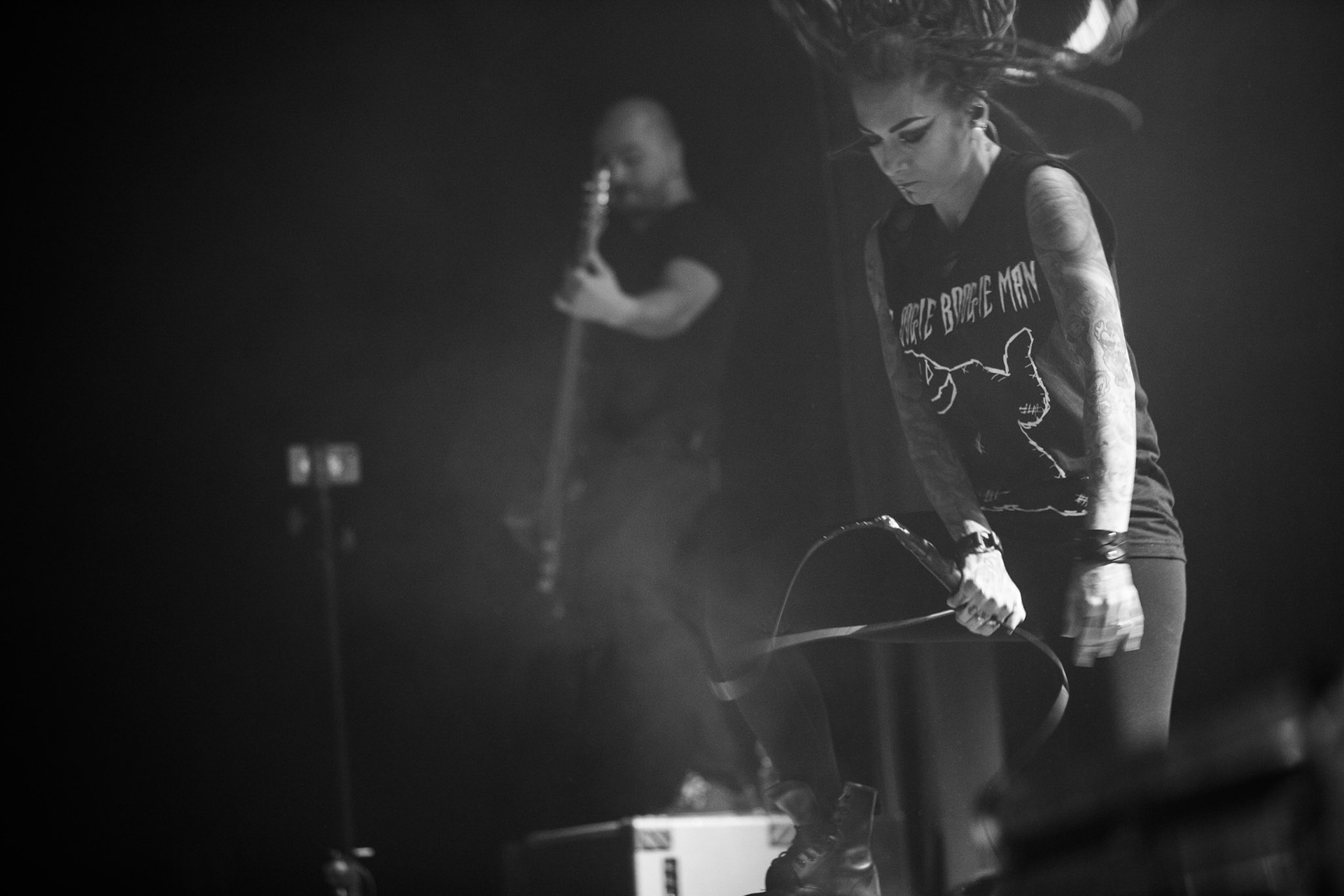 01.03.2019 Infected Rain- koncert warszawska Progresja, Infected Rain Moldovan nu metal, nu metalcore,
Vadim "Vidick" Ozhog - guitars, 
Vladimir Babici - bass, 
Serghei Babici - guitars, 
Eugen Voluta - drums,
Elena "Lena Scissorhands" Cataraga - vocals,