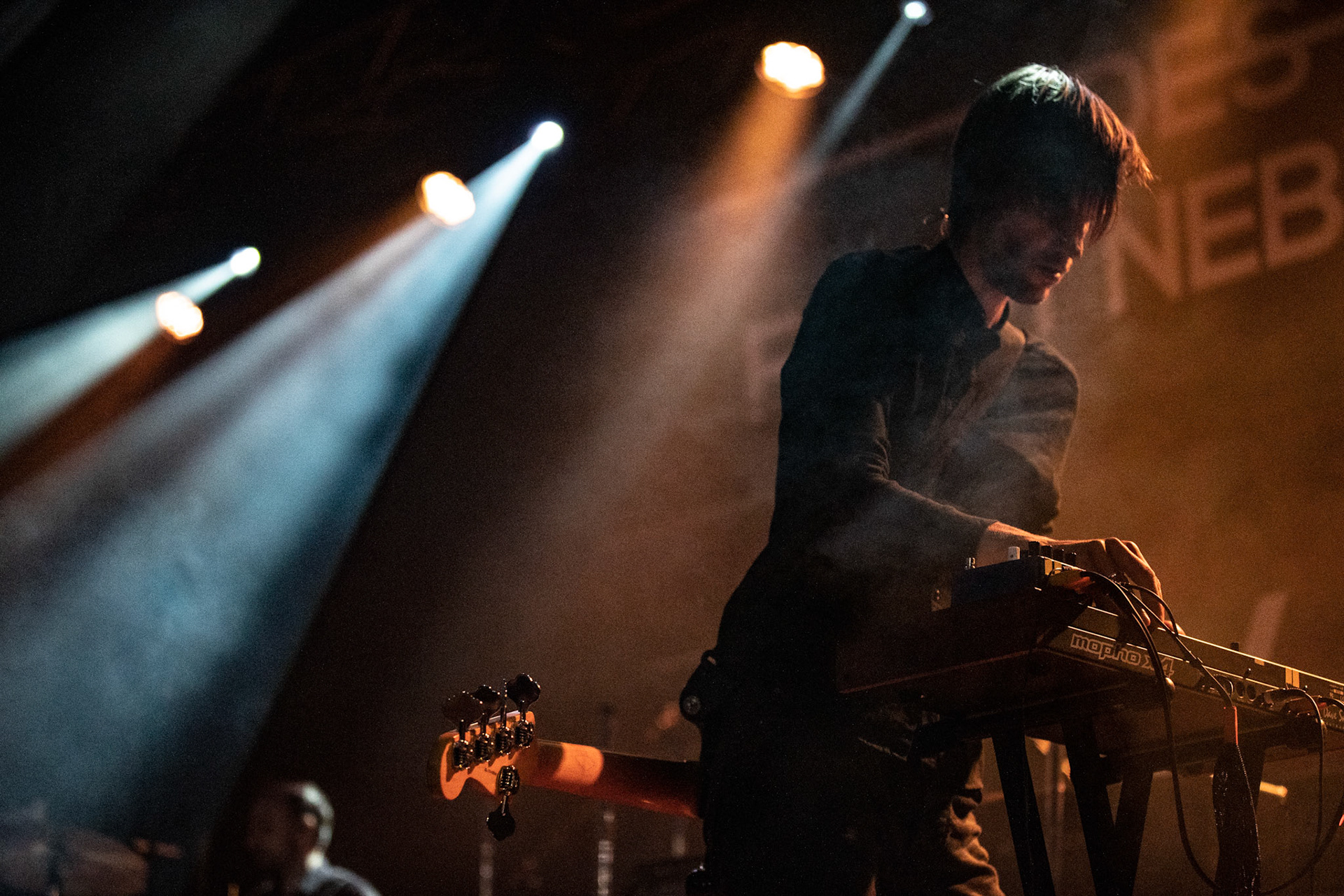 16.09.2021 TIDES FROM NEBULA koncert, Krakow Hype Park,Knock Out Production, Mystic Production,Post-rock, muzyka alternatywna, progresywny rock.n/z Przemek Weglowski – gitara basowa, Fot. Andrzej Wasilkiewicz/Reporter