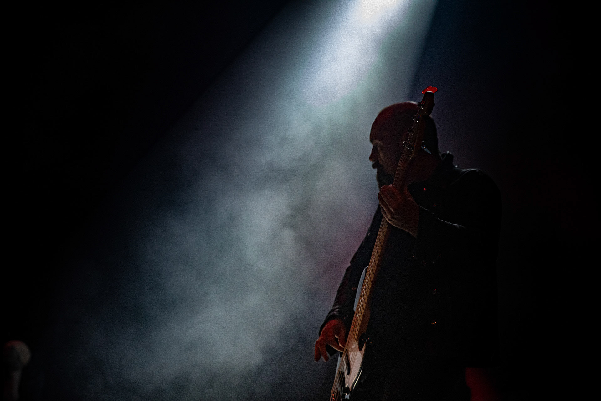 16.09.2021 Paradise Lost - koncert  Krakow, Hype Park,Knock Out Production, Nuclear Blast, n/z Steve Edmondson – gitara basowa, Fot. Andrzej Wasilkiewicz/Reporter