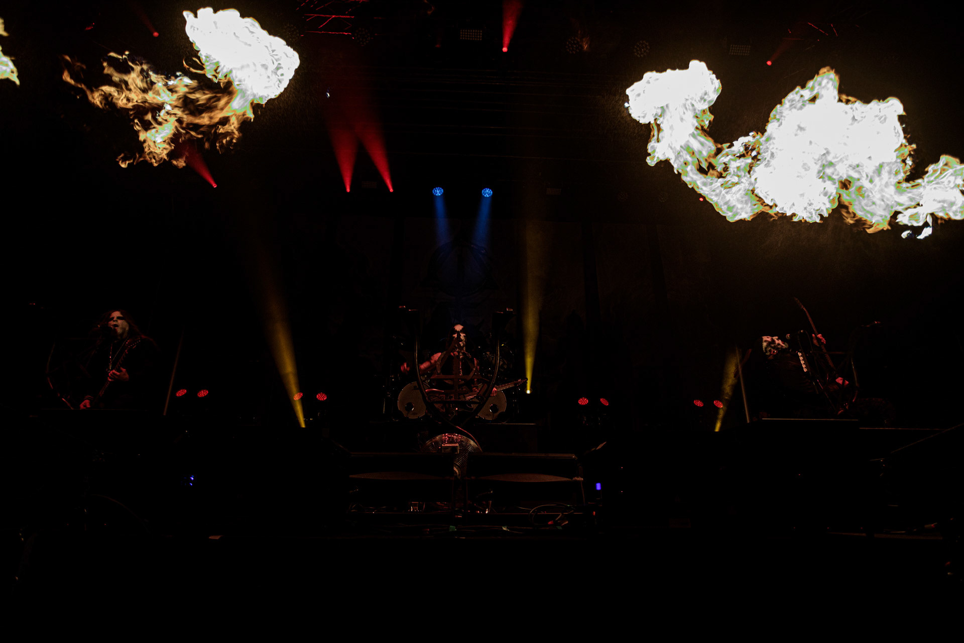 19.10.2022 BEHEMOTH - The European Siege 2022,Adam Nergal Darski - wokal, gitara,Zbigniew Inferno Prominski - perkusja,Tomasz Orion Wroblewski - bass,Patryk Seth Sztyber gitara,Spodek Katowice Poland,fot. Andrzej Wasilkiewicz/Reporter