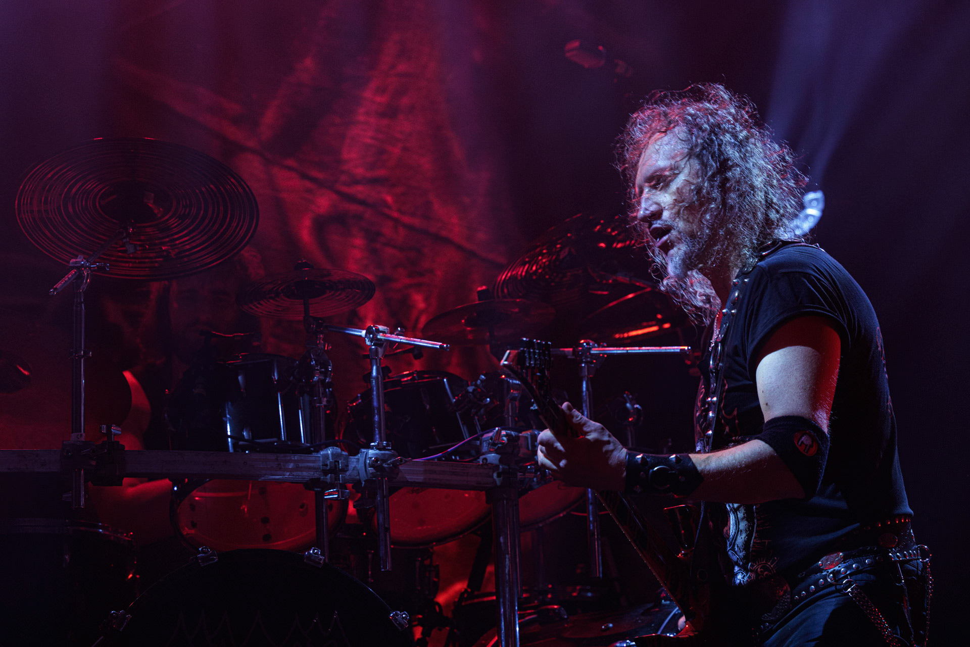 18.02.2022 - Vader - trasa Przebudzenie Tyranow koncert w warszawskiej Progresji.Peter: Guitar + VocalsSpider: GuitarHal: BassKruszyna: DrumsLeft Hand Sounds, Knock Out Productions, Massive Music,fot. Andrzej Wasilkiewicz/Reporter