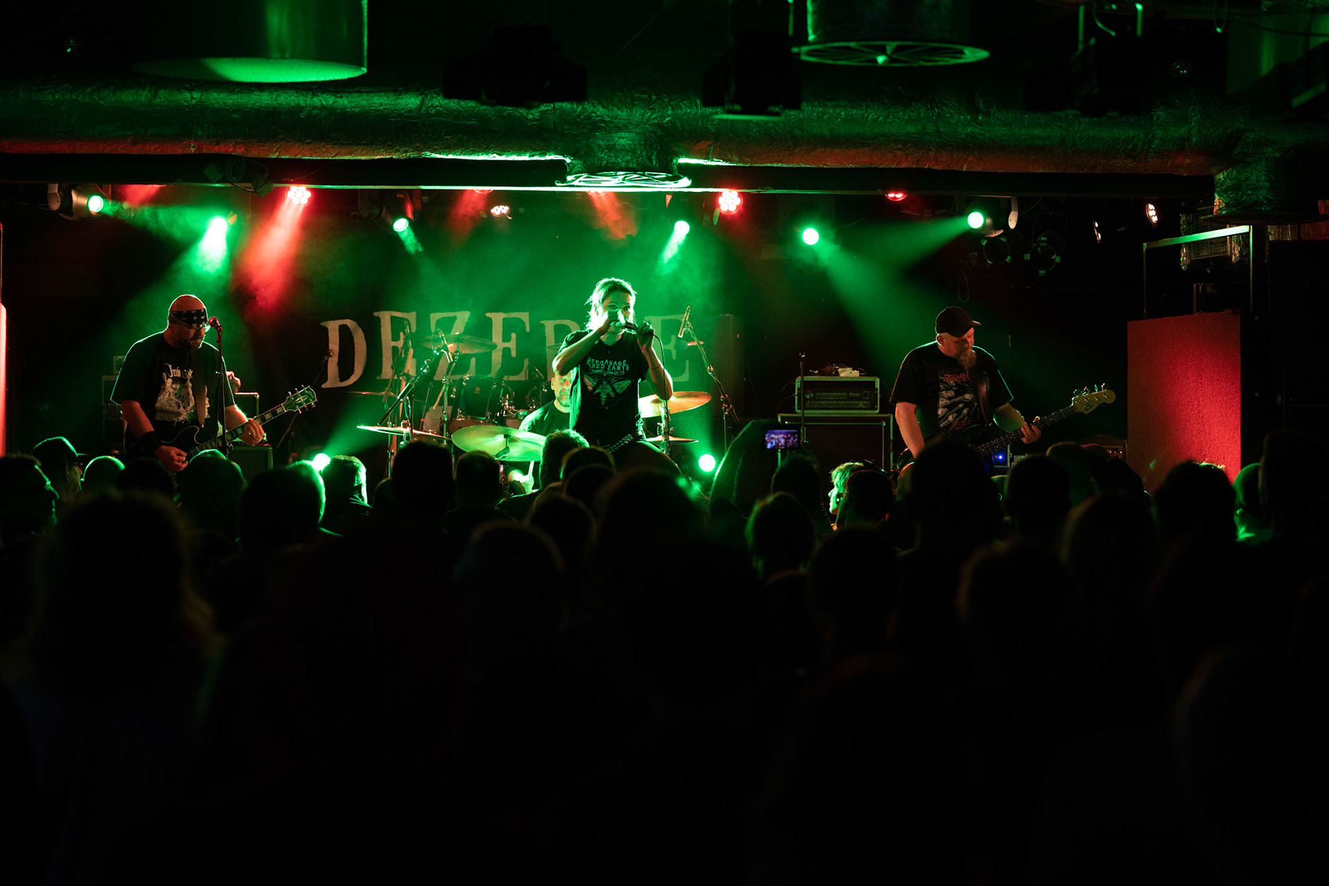 6.12.2019 Warszawa Klub Proxima KMKZ suport Dezertera
N/z Agnieszka Karłowicz wokal 
N/z Mariusz Powierża vel Pączek gitara
N/z Mariusz Grodzki vel GroH bass 
N/z Grzegorz Iwaniec perkusja  
fot. Andrzej Wasilkiewicz/REPORTER