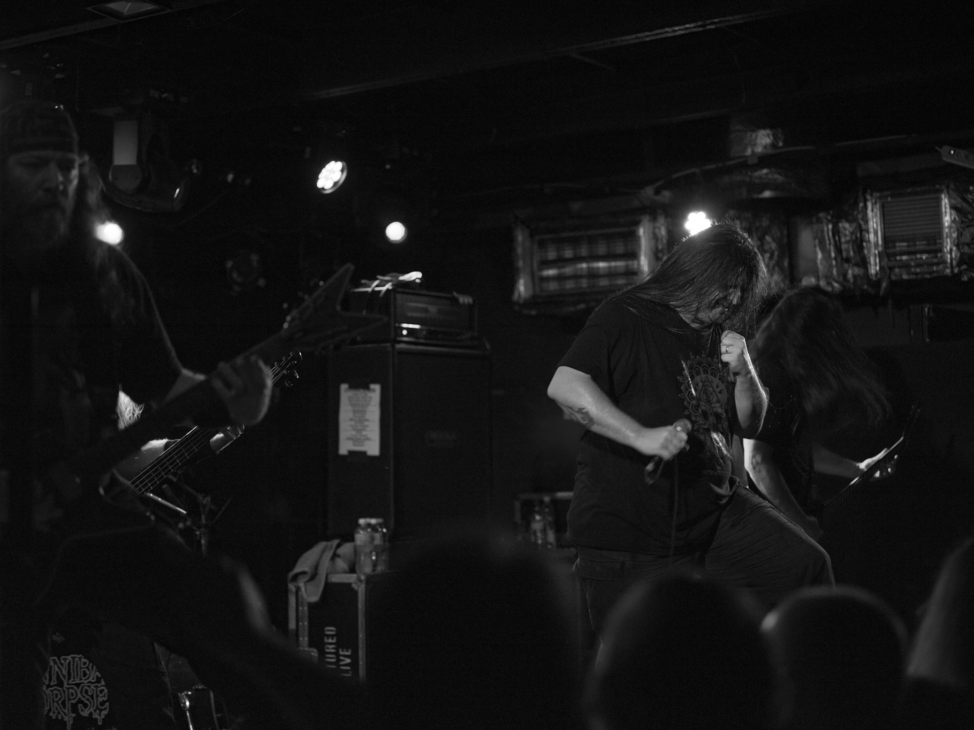 23.07.2018r. Cannibal Corpse koncert promujacy Red Before Black, Warszawa Proxima, George "Corpsegrinder" Fisher wokal
Pat O'Brien git.
Paul Mazurkiewicz perkusja
Rob Barrett git
Alex Webster bass, knockoutproduction, fot. Andrzej Wasilkiewicz/Reporter