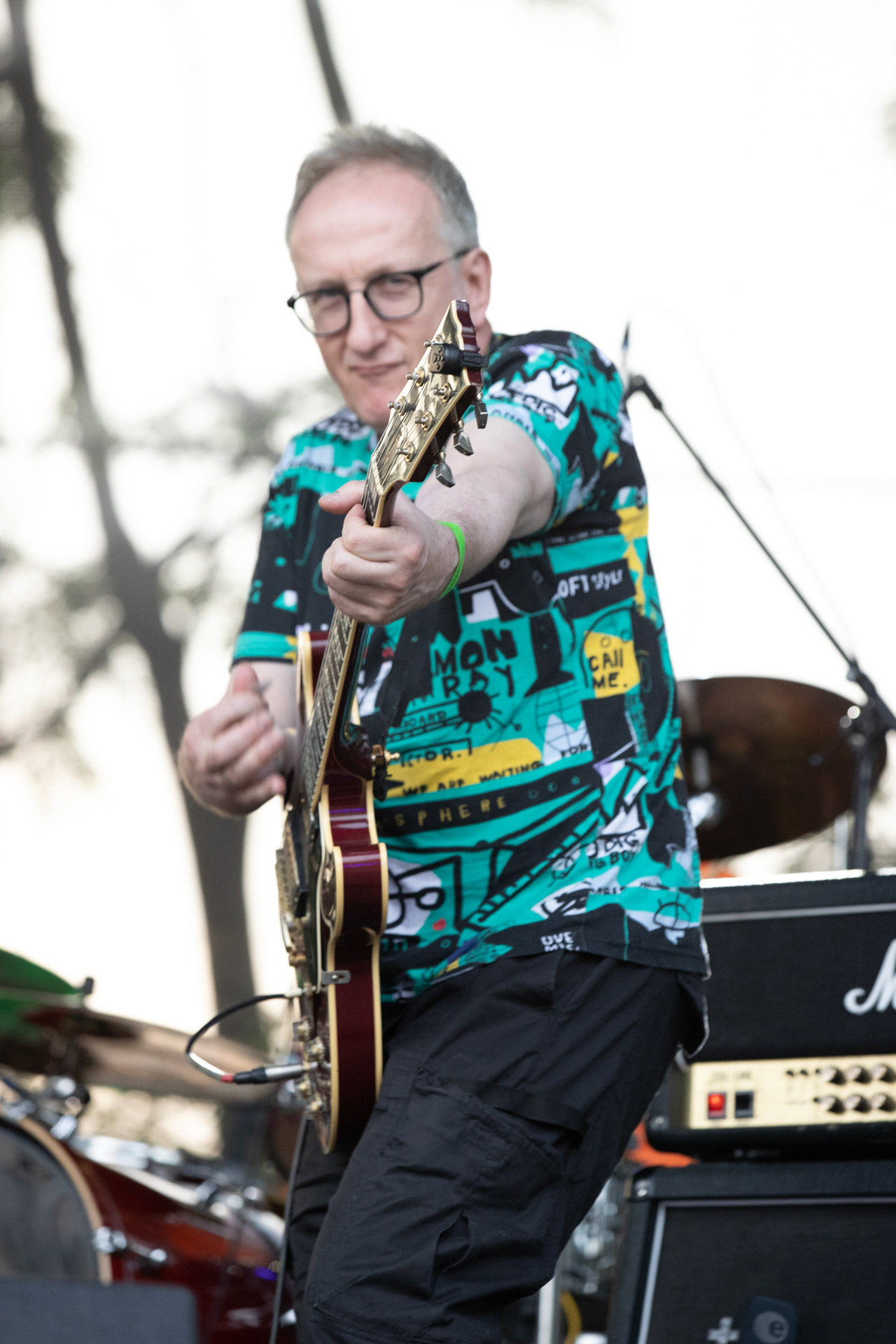 Elektryczne Gitary - koncert Zacieralia w warszawskiej Progresji.Gramy Do Woli - Warszawa, Progresja.n/z Jacek Wąsowski – gitara prowadząca,Fot. Andrzej Wasilkiewicz/Reporter