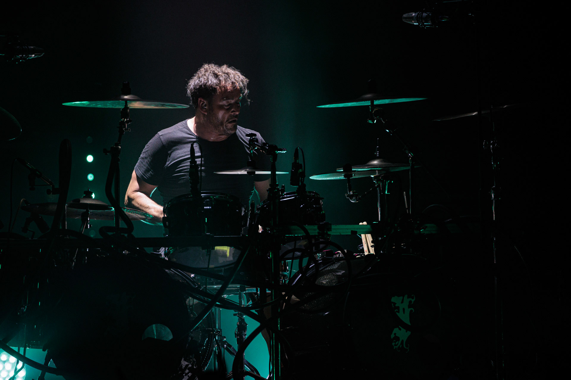 29.04.2022 Igorrr - Warszawski koncert francuskiego zespołu Gautier Serre inspirowany muzyka klasyczna, trip hopem, hip-hopem, death i black metalem, djentem, industrialem, czy tradycyjna muzyka.n/zSylvain Bouvier – drums,Produkcja Knock Out Productions, klub Progresja.Wytwornia Metal Blade,fot. Andrzej Wasilkiewicz/Reporter