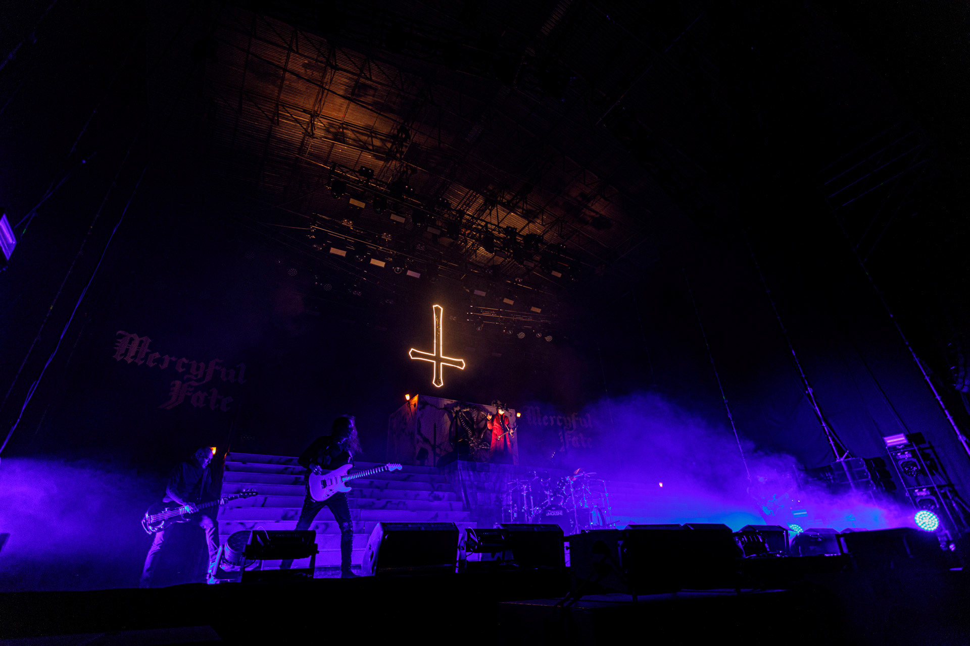 4.06.2022 Mercyful Fate Mystic Festival 2022 Gdansk. King Diamond, Kim Bendix Petersen,Mystic Coalition.fot. Andrzej Wasilkiewicz/Reporter