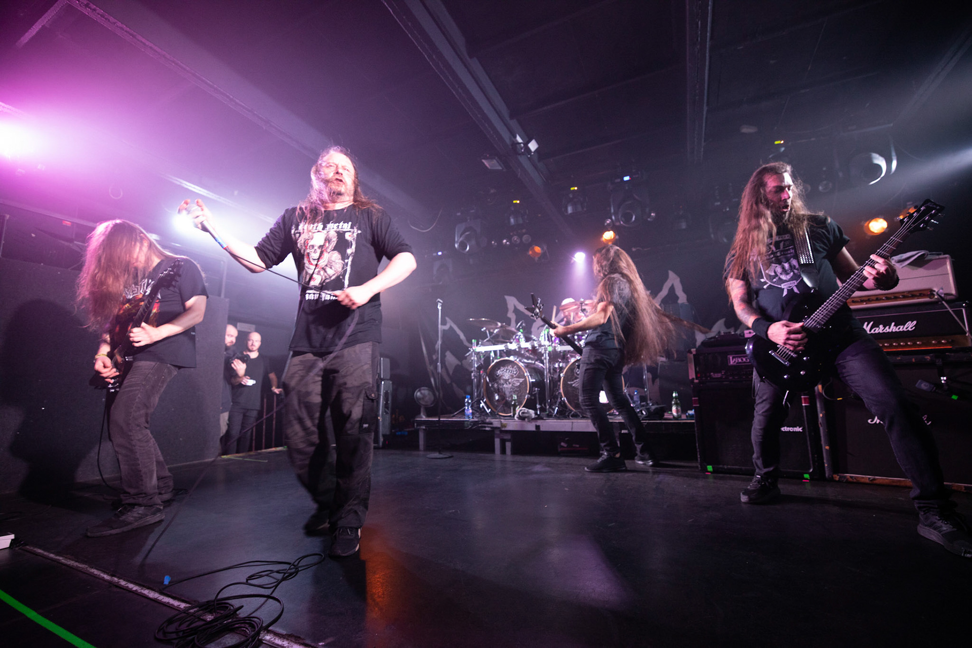 ENTOMBED A.D. - Death Metal, Sweden 
Lars Göran Petrov Vocals
Olle Dahlstedt Drums
Nico Elgstrand Guitars
Guilherme Miranda Guitars
Victor Brandt Bass
Century Media Records
WiniaryBookings
fot.Andrzej kaziq Wasilkiewicz/Reporter