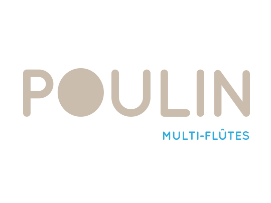 Logo Multiflute JP Poulin, Logo in motion