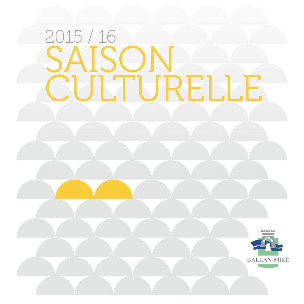 saison culturelle, visuel 2 tons et surrimpression