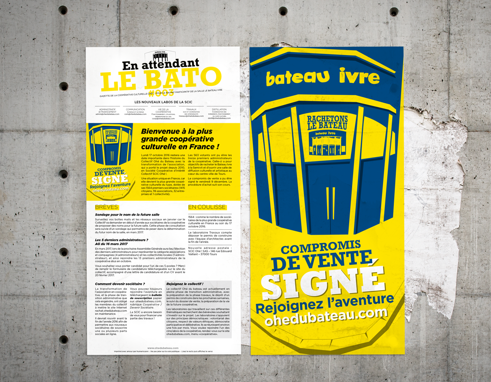 affiche journal propagande