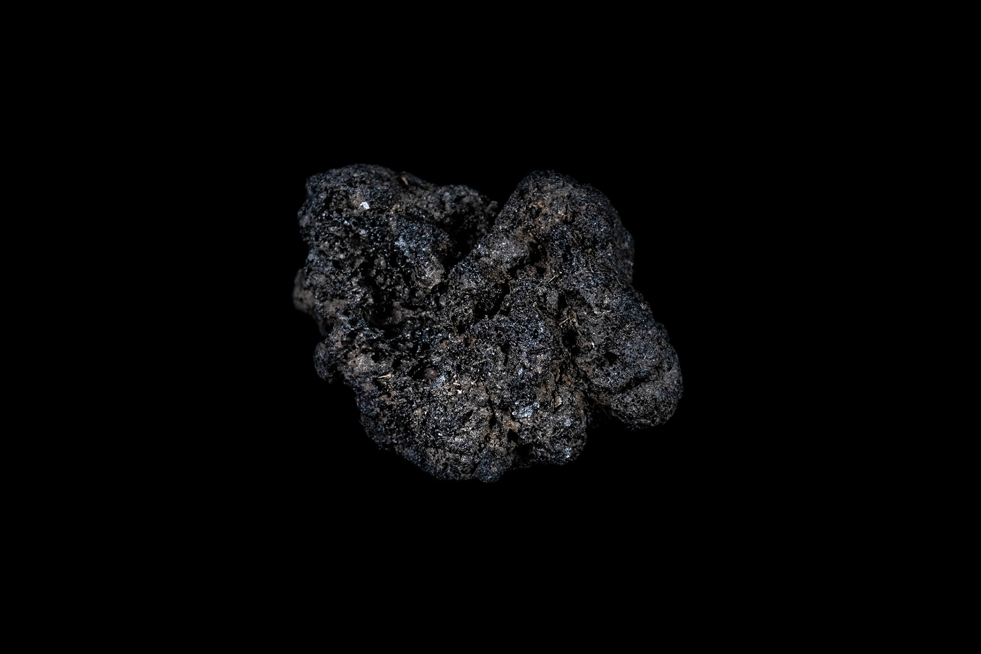 Black Cinder Lapilli from Fuji