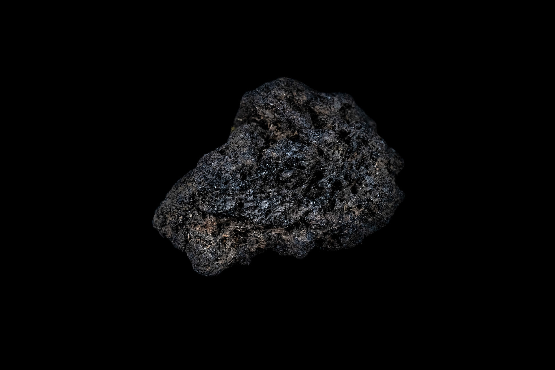 Black Cinder Lapilli from Fuji