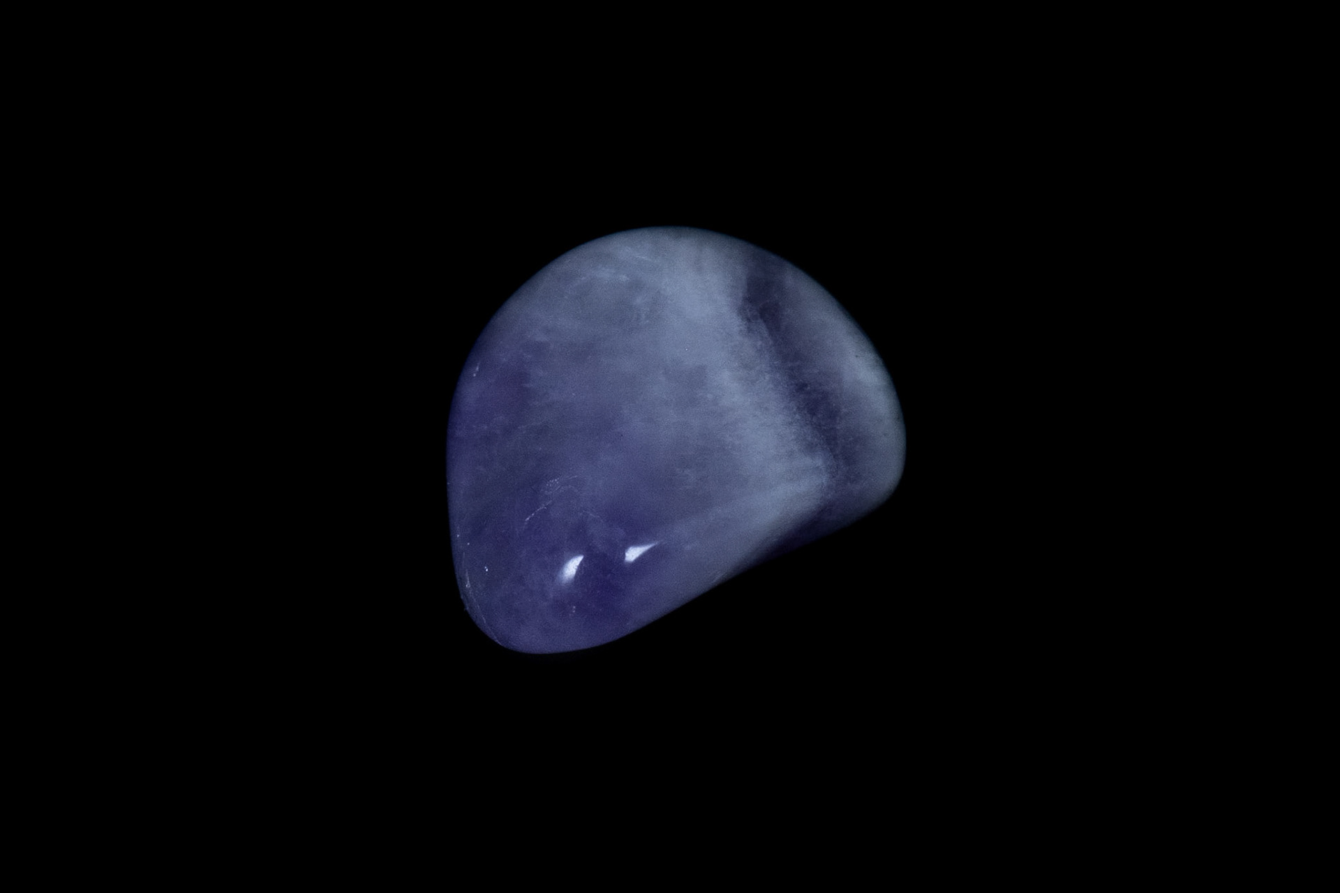 Purple Amethyst Quartz on Black