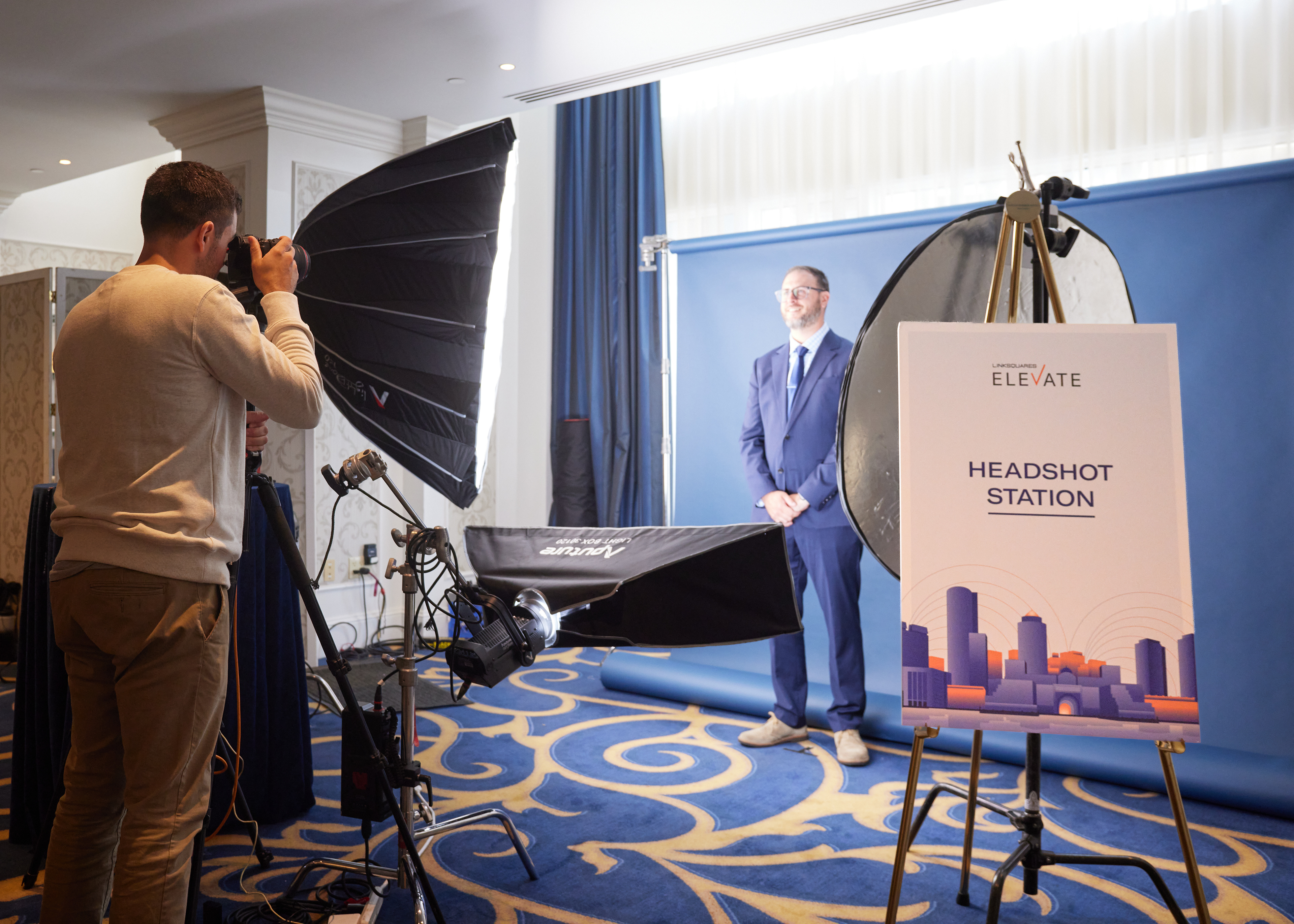 Headshot Station Signage