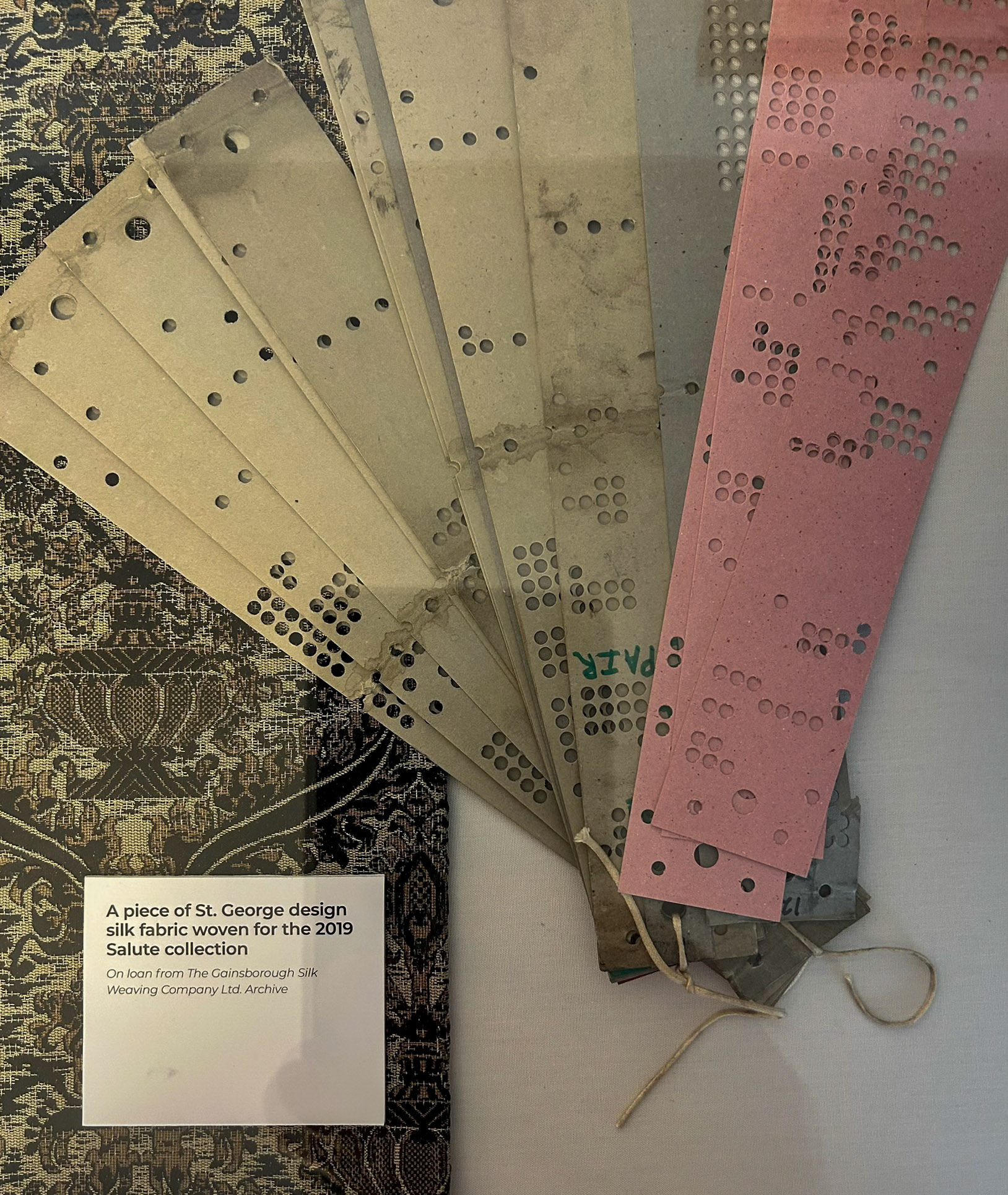 Jacquard Loom punch cards