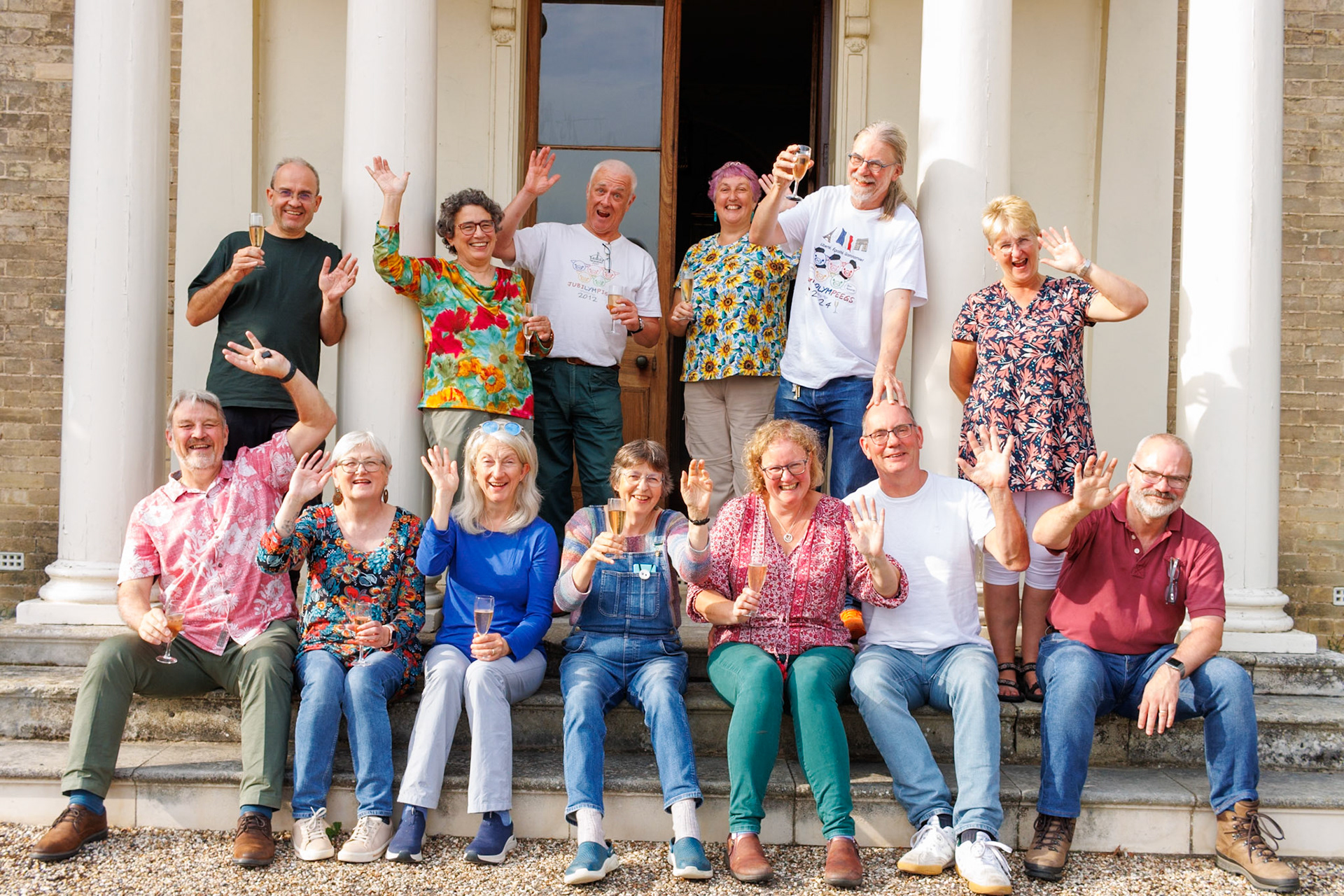 Group Photo Wave