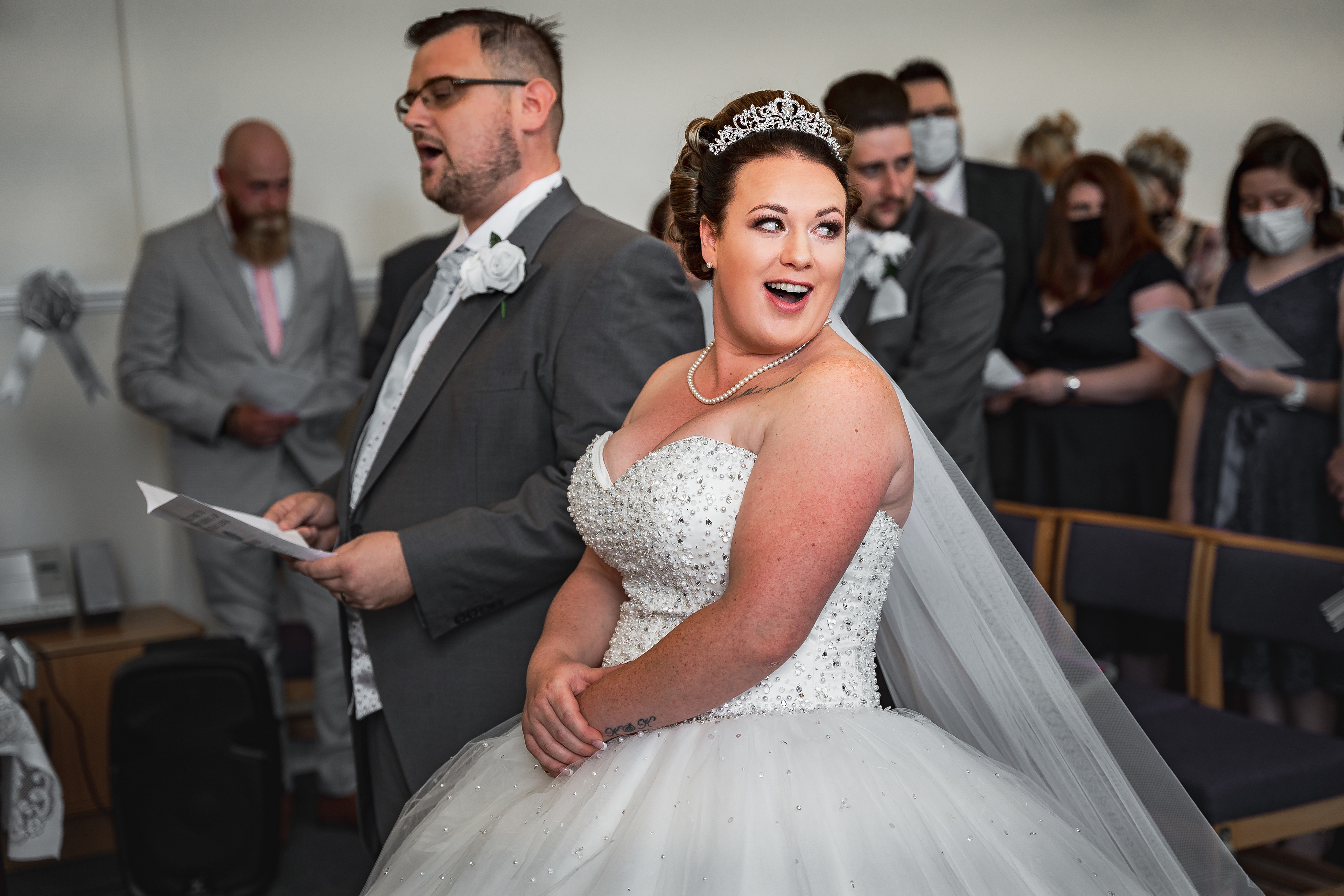 John and Lisa, Wedding day 2021