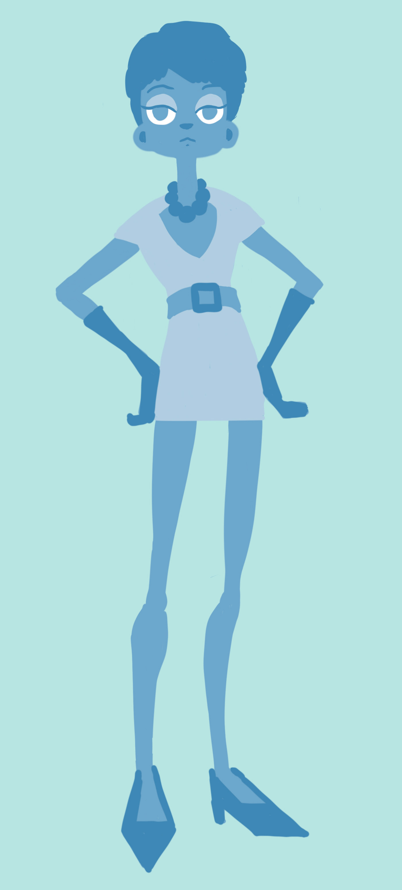 Blue Lady - Lady in Blue..