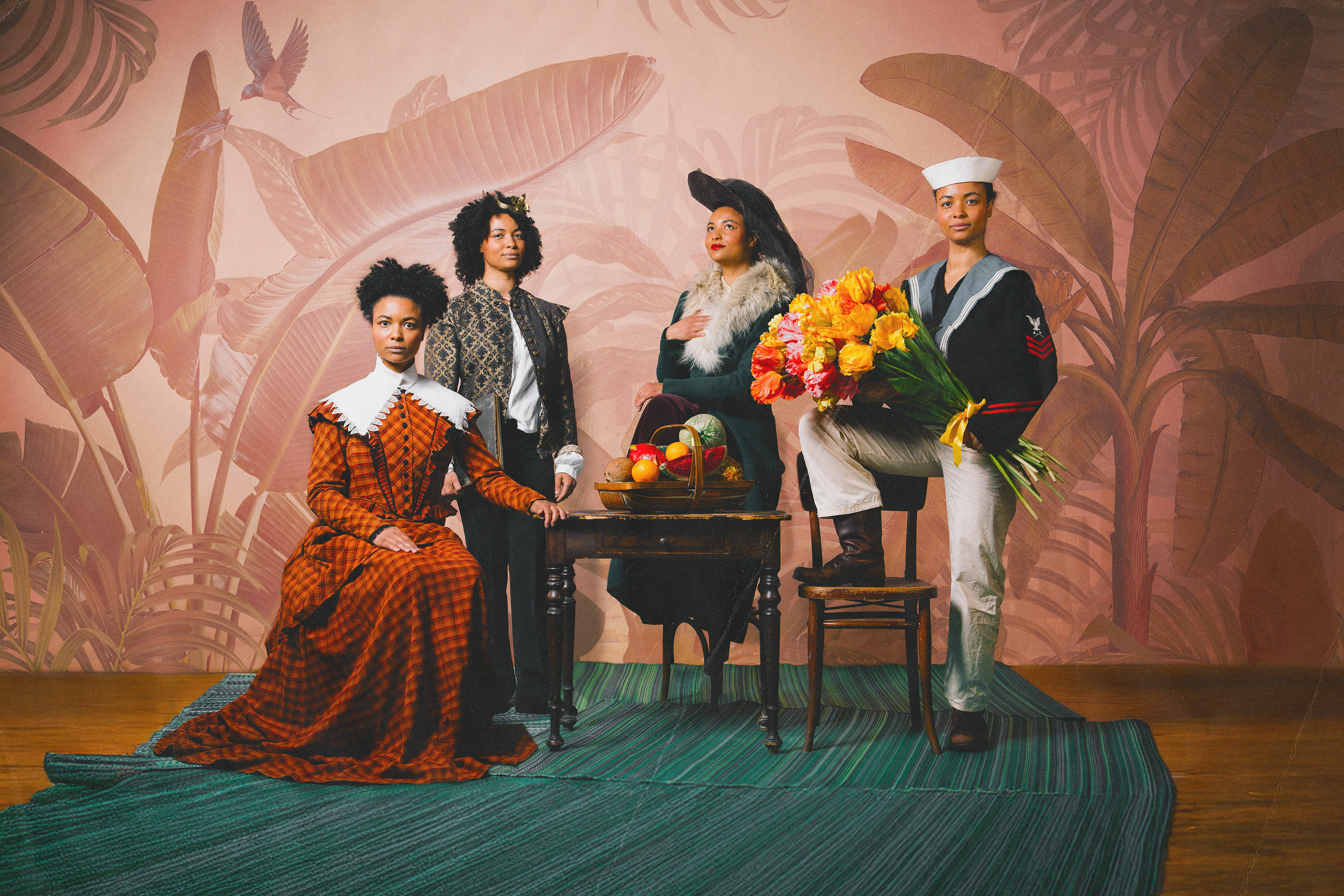 Poster for the play "Sukker" by Linda Gathu for Det Norske Teatret