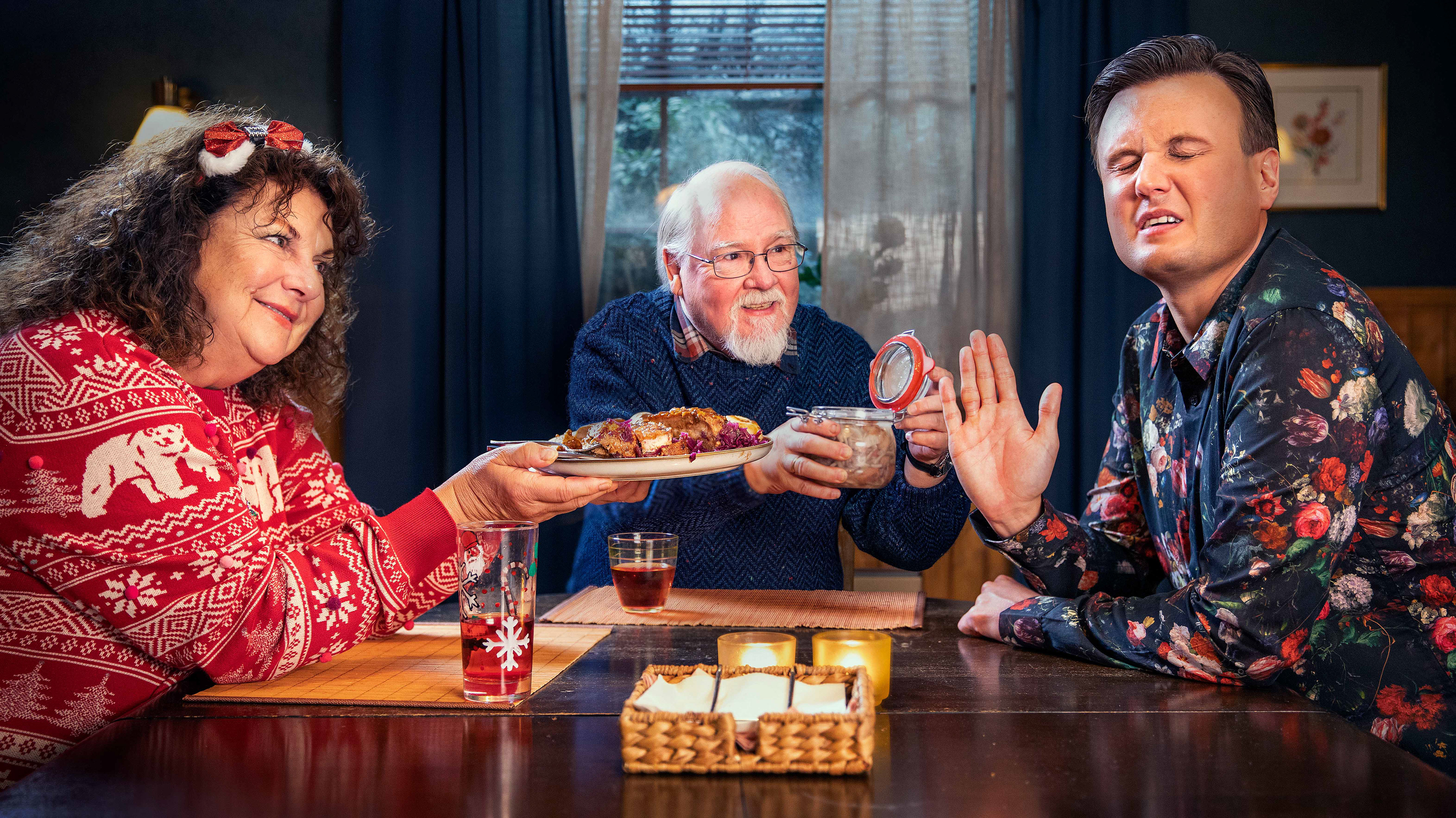 Head photo for one of the episodes of "Familien Lykke" for NRK, 2020