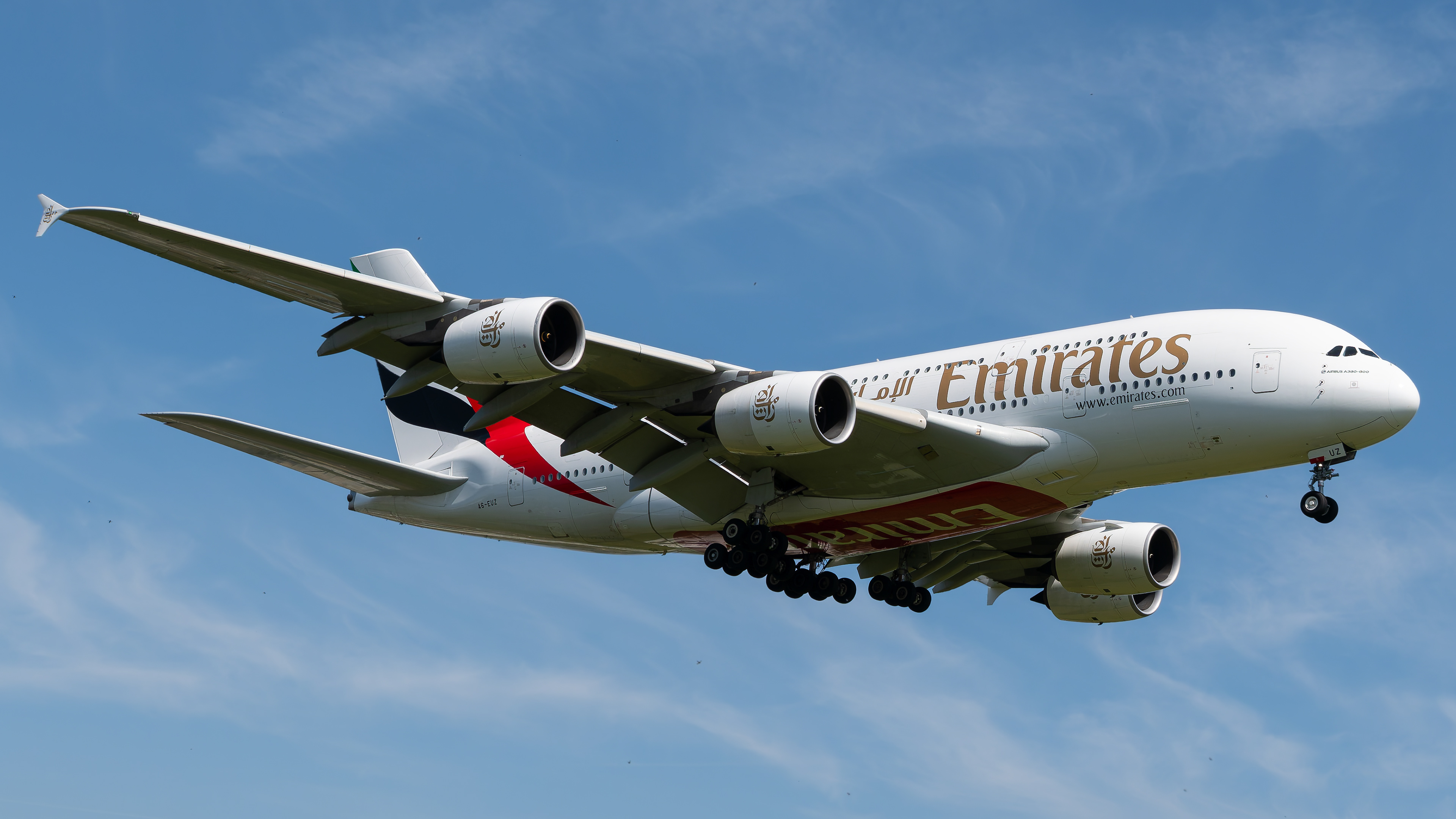 Emirates - A380-800 - A6-EUZ (EK39 / UAE32N)
