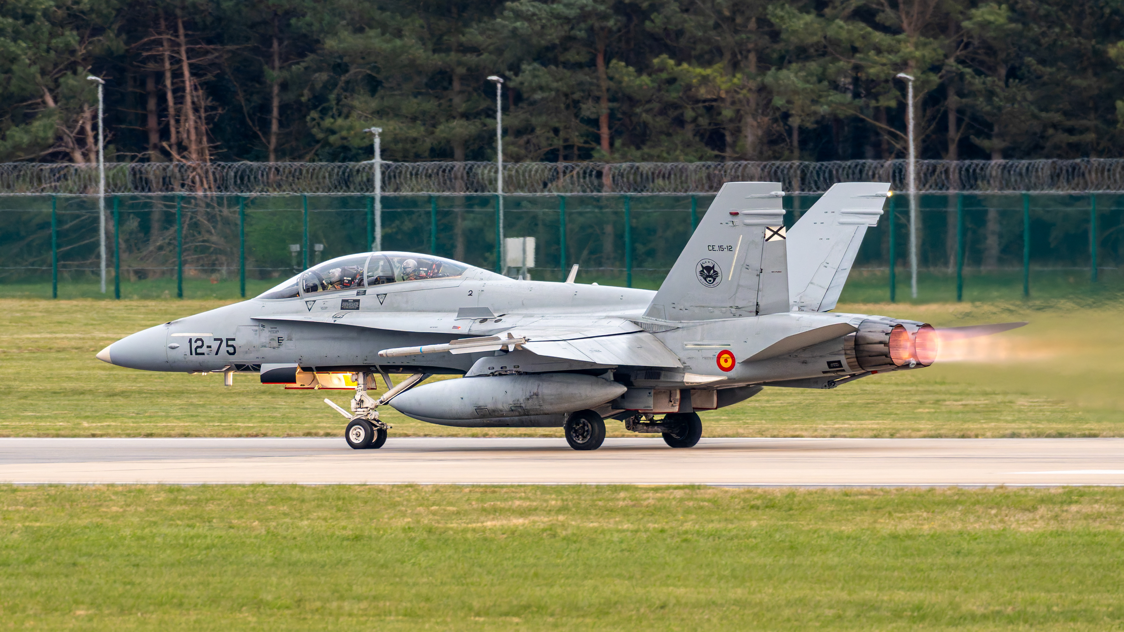 Spanish Air Force - EF-18BM - 12-75 / CE.15-12 (JEDI12)