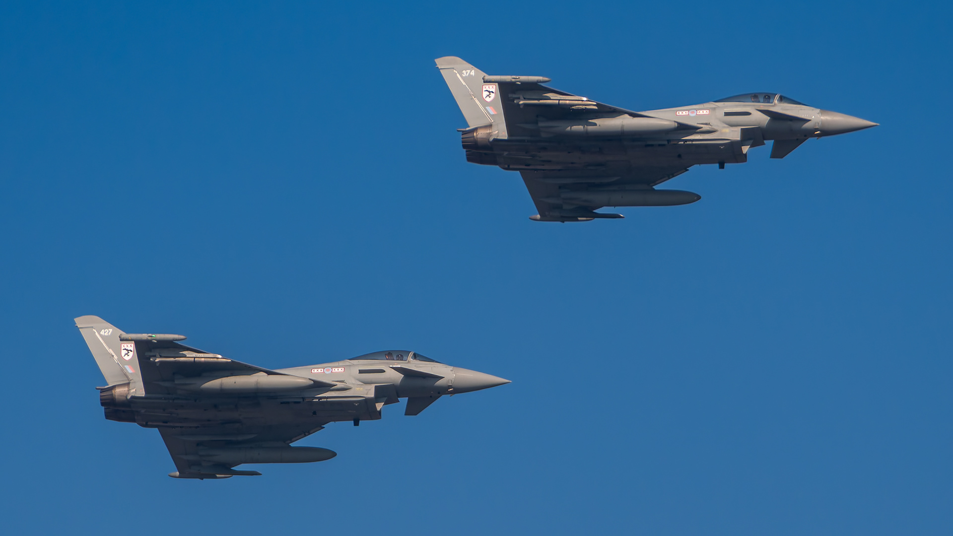Royal Air Force - Eurofighter Typhoon FGR.4 - ZK374, ZK427 (WARLOR22/COBRA012)