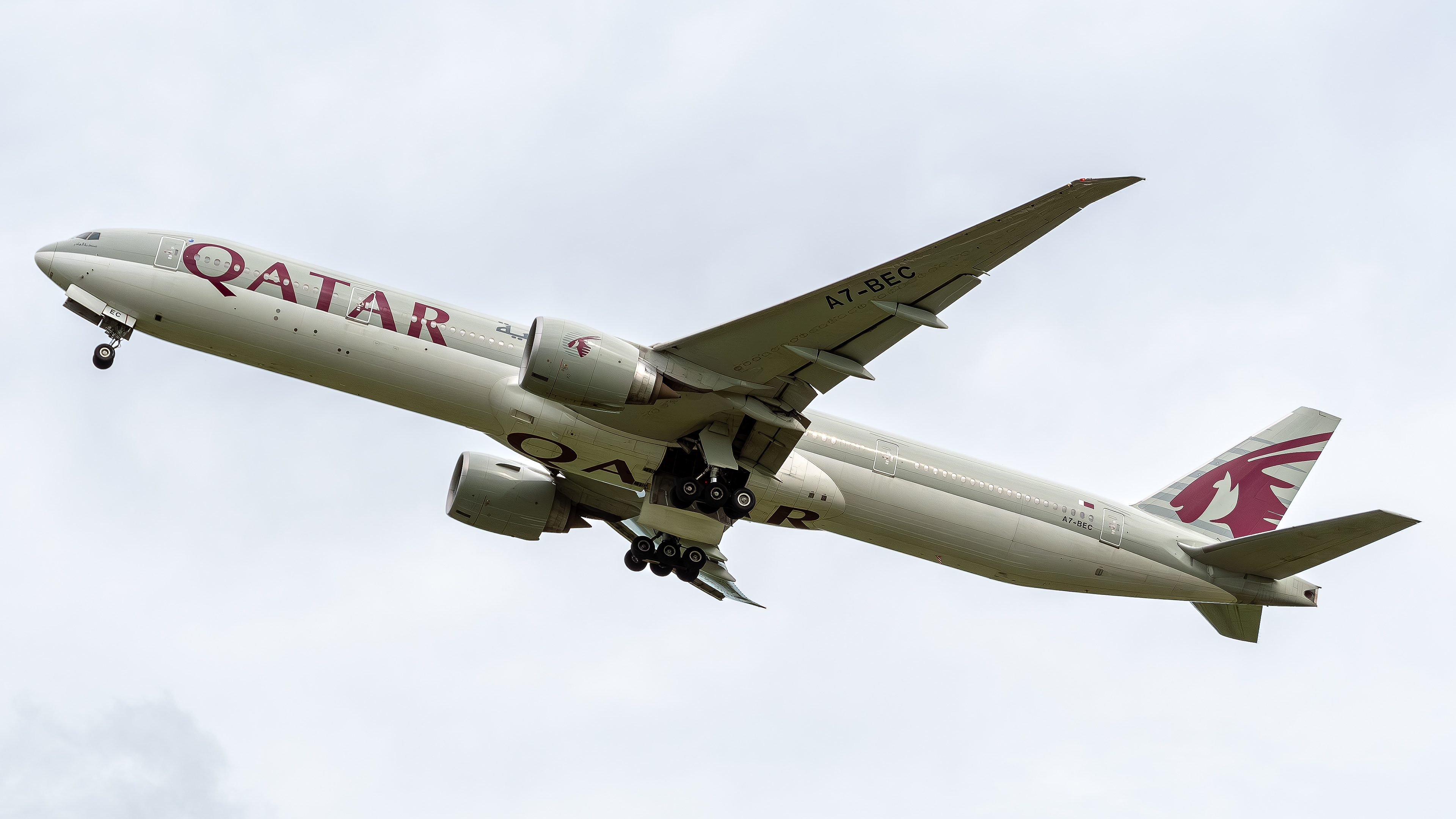 Qatar Airways - Boeing 777-300ER - A7-BEC (QTR69N)